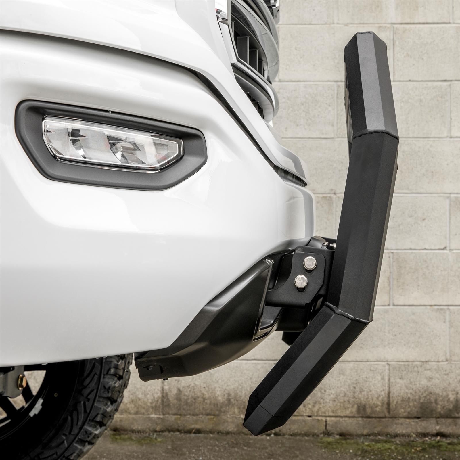 Aries Automotive AdvantEDGE 5.5 in. Bull Bars 2164003 Grille Guards, ADVANTEdge Bar, Aluminum, Black Powdercoated, Chevrolet, GMC, Each thumbnail 4