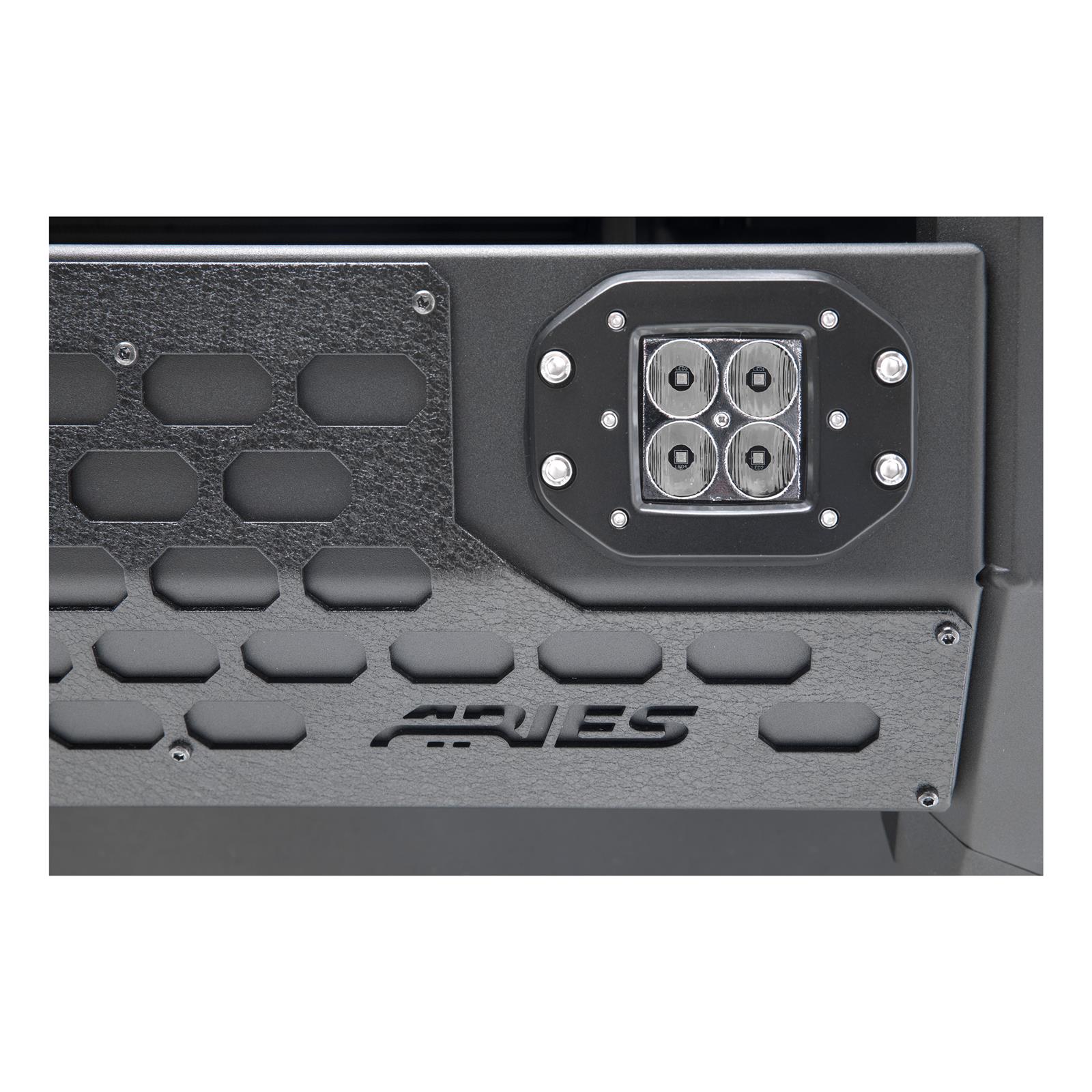 ARIES Automotive Light Mounting Bars 2164100 Bull Bar, Advantedge, Black W/LED'S, 07-17 SILVERADO/SIERRA 1500 thumbnail 3