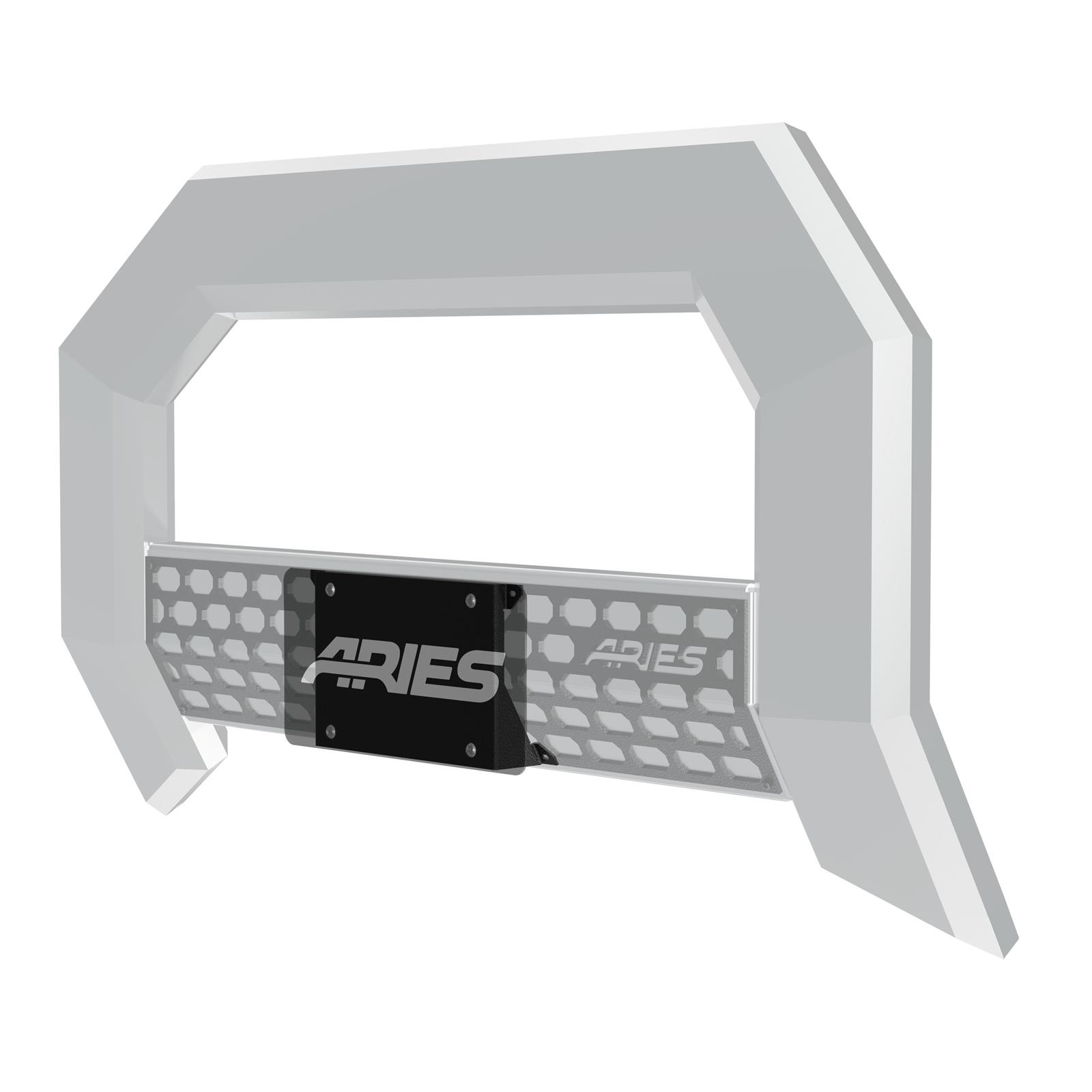 ARIES Automotive License Plate Mounting Brackets 2169000 Bracket, AdvantEDGE Bull Bar thumbnail 5