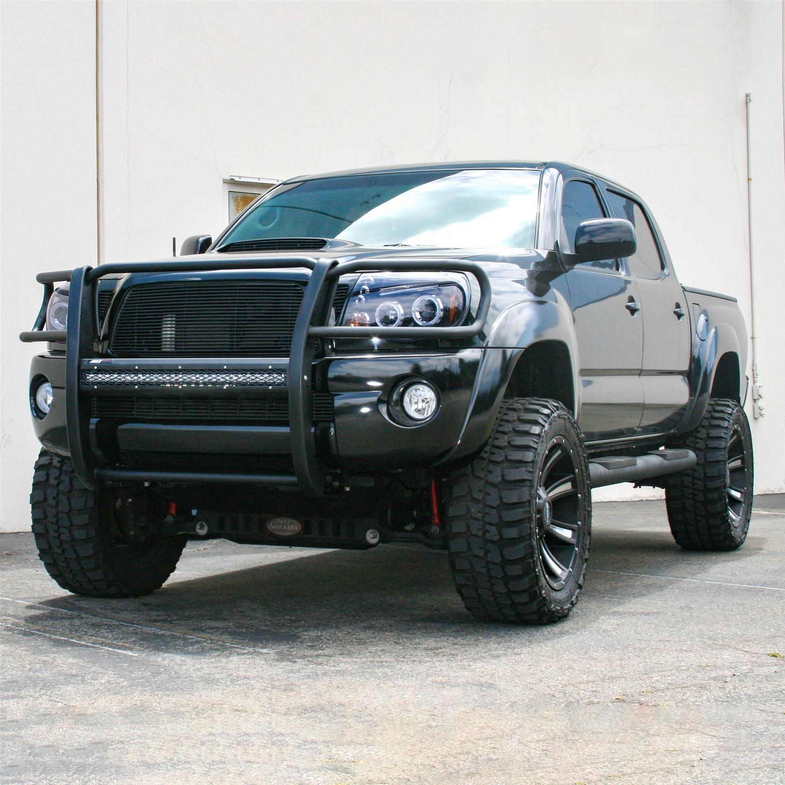 Aries Automotive Pro Series Grille Guards for 2005-2015 TACOMA - 2170001 Guards, Series, Steel, Black Textured Powdercoat, LED Light Bar, Toyota, Each