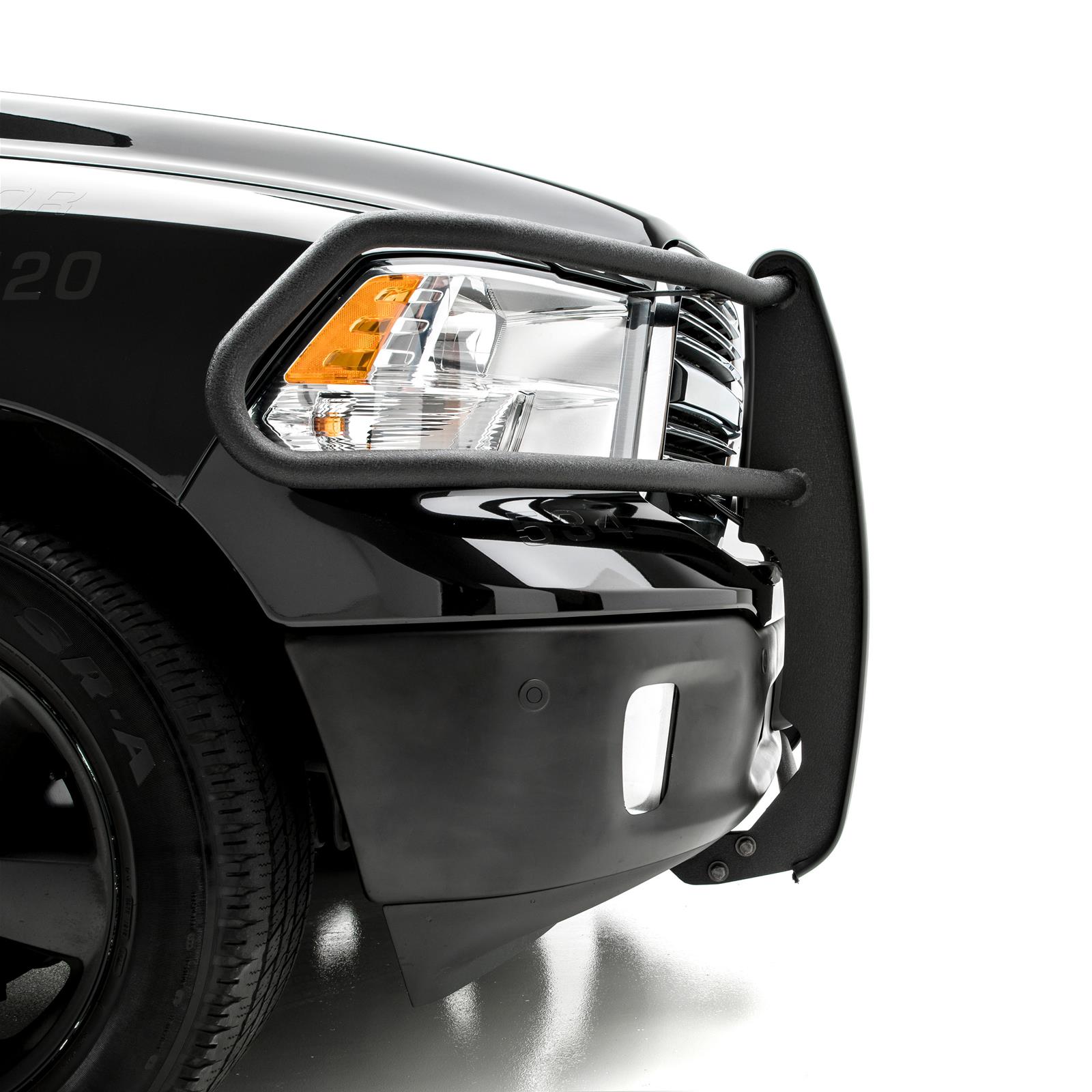 Aries Automotive Pro Series Grille Guards for 2011-2018 1500, 2019-2024 1500 CLASSIC, 2009-2010 RAM - 2170028 Guards, Series, Steel, Black Textured Powdercoat, LED Light Bar, Ram, Each thumbnail 3