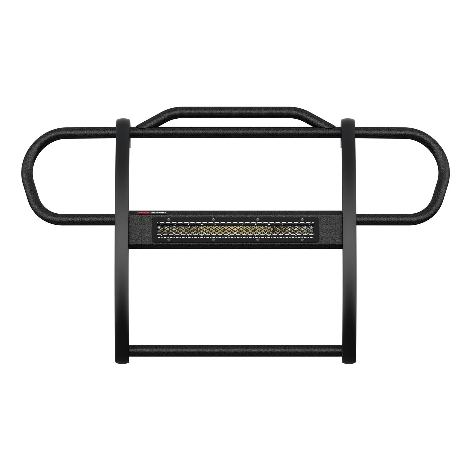 Aries Automotive Pro Series Grille Guards for 2015-2018 RENEGADE - 2170031 Guards, Series, Steel, Black Textured Powdercoat, LED Light Bar, Jeep, Each thumbnail 8