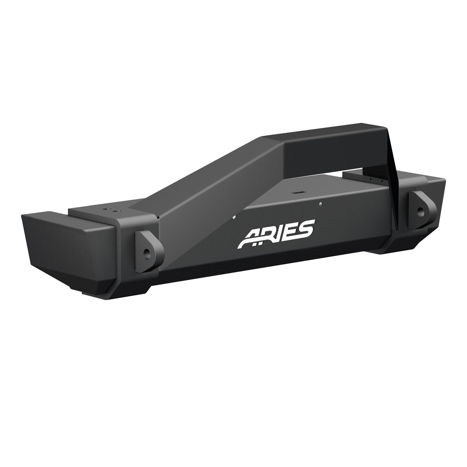 Aries Automotive TrailCrusher Front Bumper with Brush Guards for 1997-2006 WRANGLER - 2186001 Bumper, Fabricated, Steel, Black Powdercoated, Front, Guard, Jeep, Kit thumbnail 5