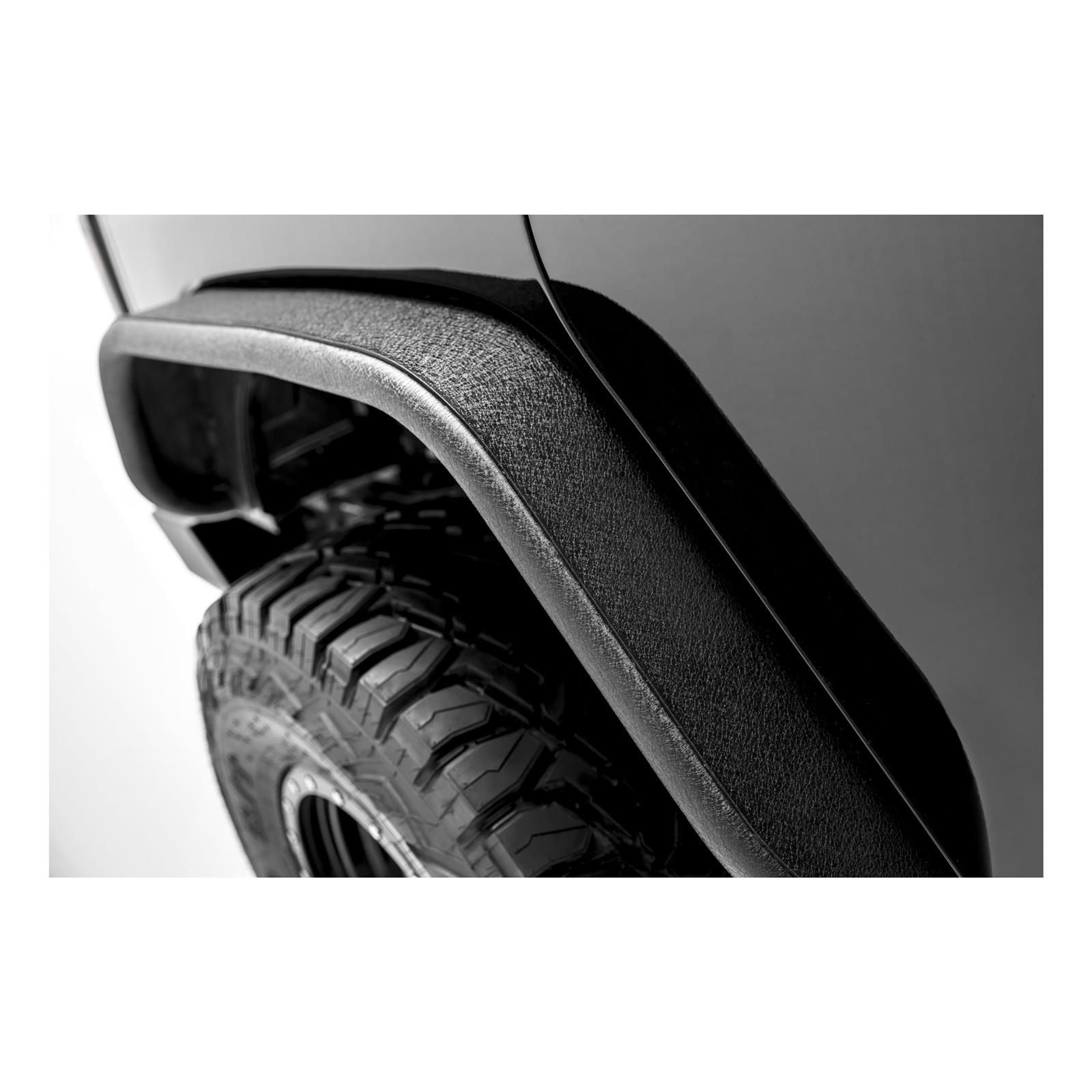ARIES Automotive Fender Flares 2500201 Flares, 2007-15 JK FLAT FENDERS/REAR/BLK ALUM thumbnail 5