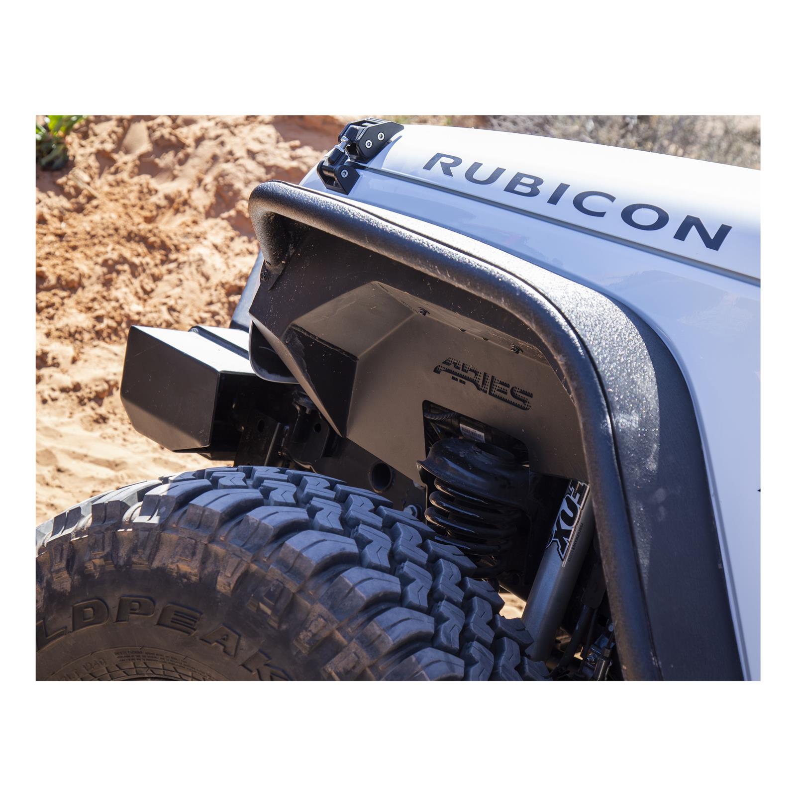 Aries Automotive Jeep Inner Fender Liners for 2007-2017 WRANGLER, 2018 WRANGLER JK - 2500450 Wheel Housing, Aluminum, Black Powdercoated, Front, Rear, Jeep, Set of 4 thumbnail 3