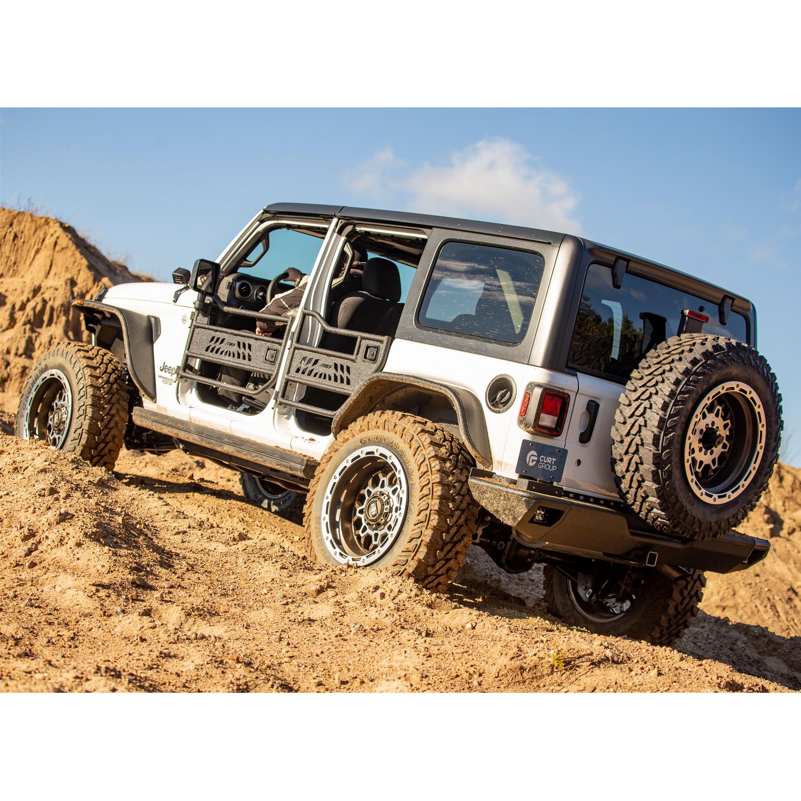 Aries Automotive Jeep Inner Fender Liners for 2018-2024 WRANGLER - 2500550 Wheel Housing, Aluminum, Black Powdercoated, Rear Left, Right Inner, Jeep, Pair thumbnail 4