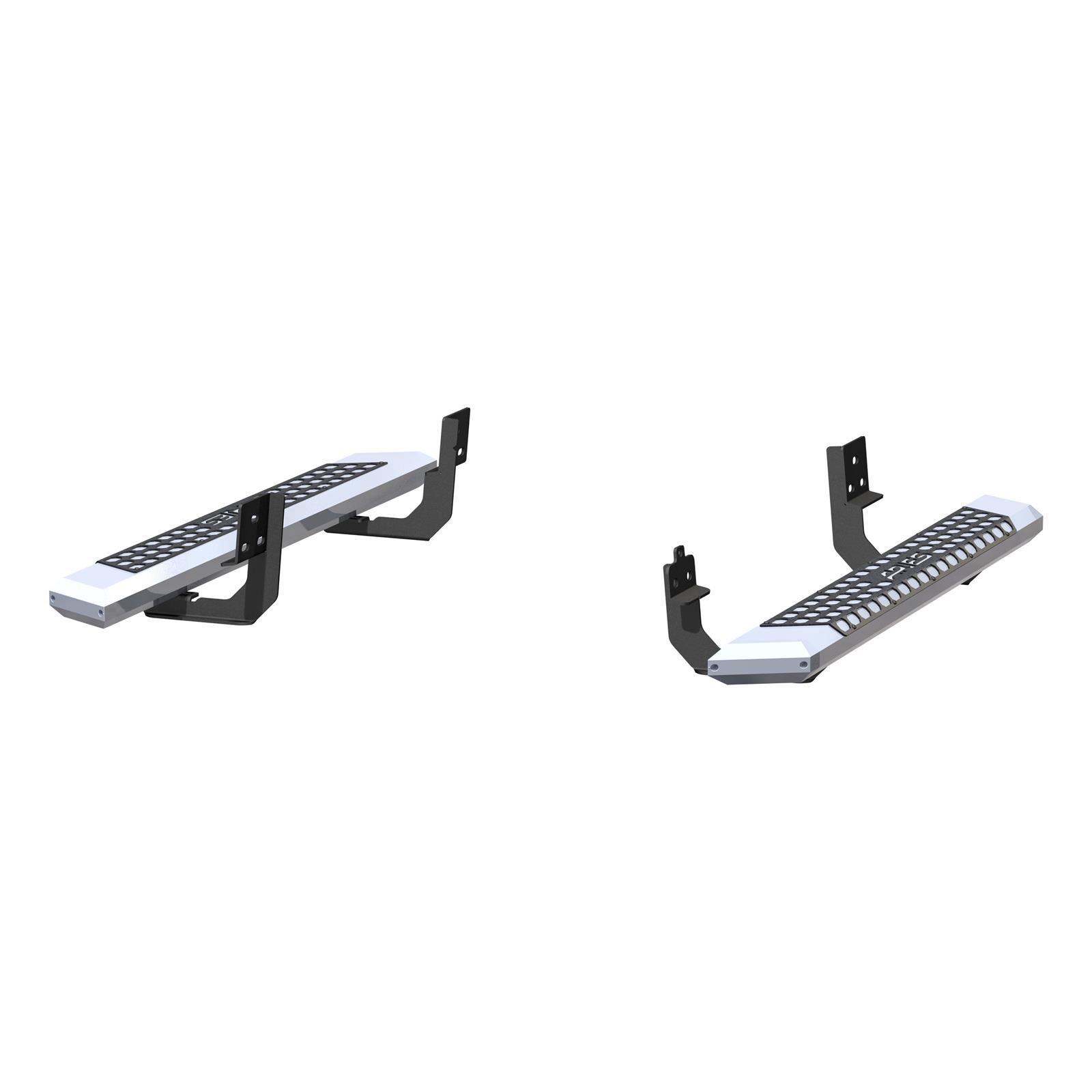 Aries Automotive AdvantEDGE 5.5 in. Side Bars 2555001 Step Bars, Diameter, Aluminum, Chrome Powdercoated, Pair thumbnail 4