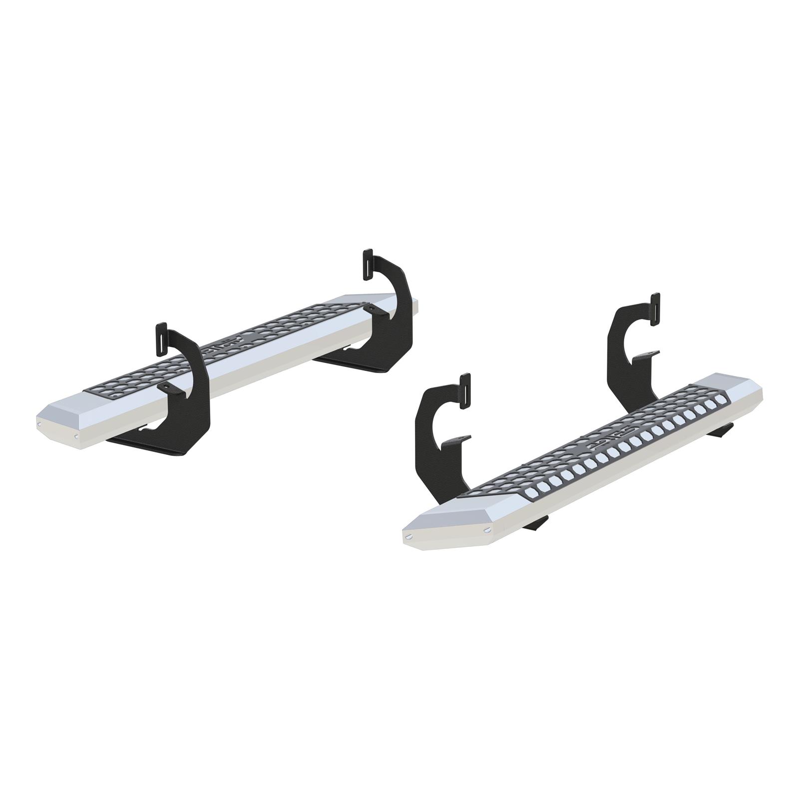 Aries Automotive AdvantEDGE 5.5 in. Side Bars 2555001 Step Bars, Diameter, Aluminum, Chrome Powdercoated, Pair thumbnail 3