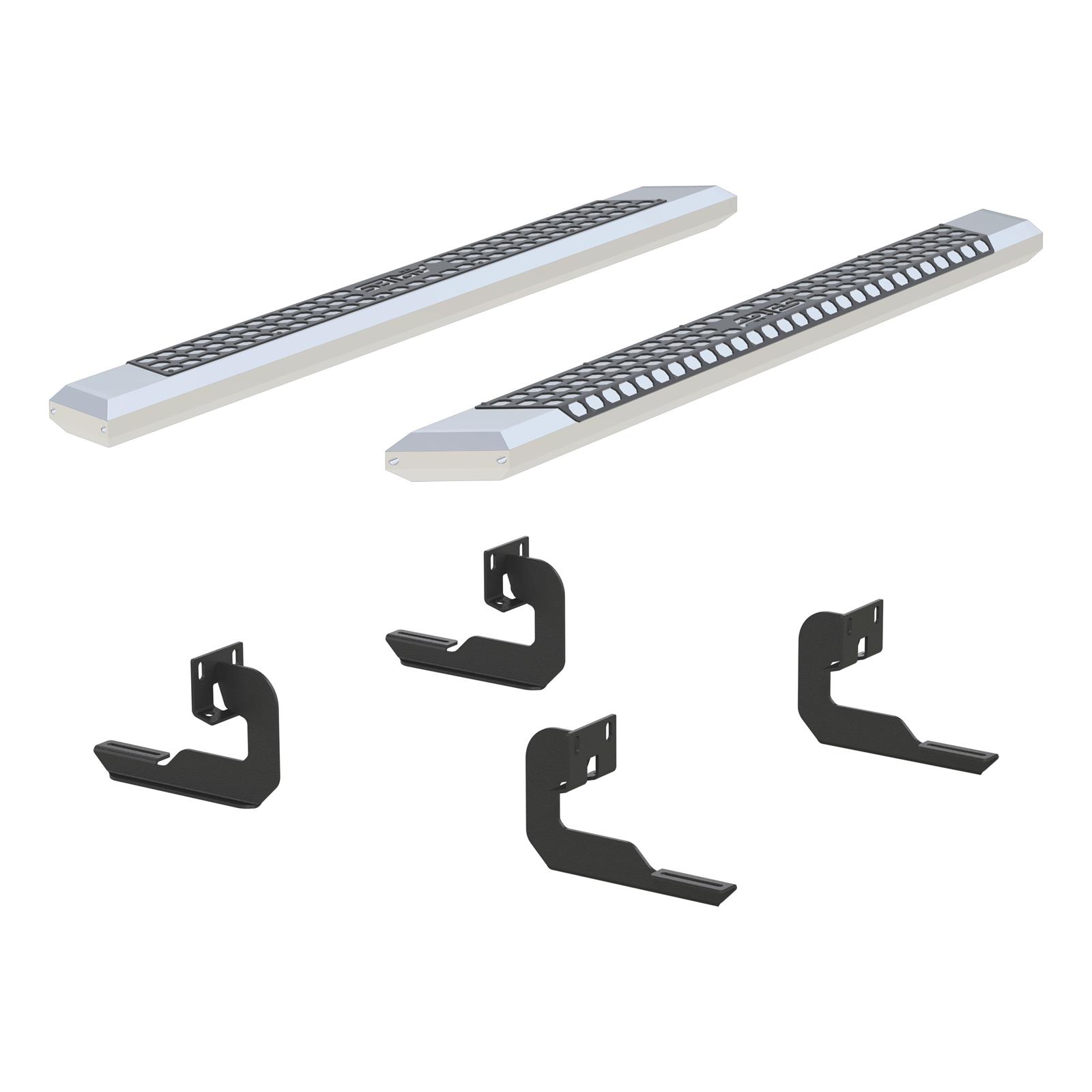 Aries Automotive AdvantEDGE 5.5 in. Side Bars for 2004-2014 F-150 - 2555008 Step Bars, Diameter, Aluminum, Chrome Powdercoated, Pair thumbnail 4