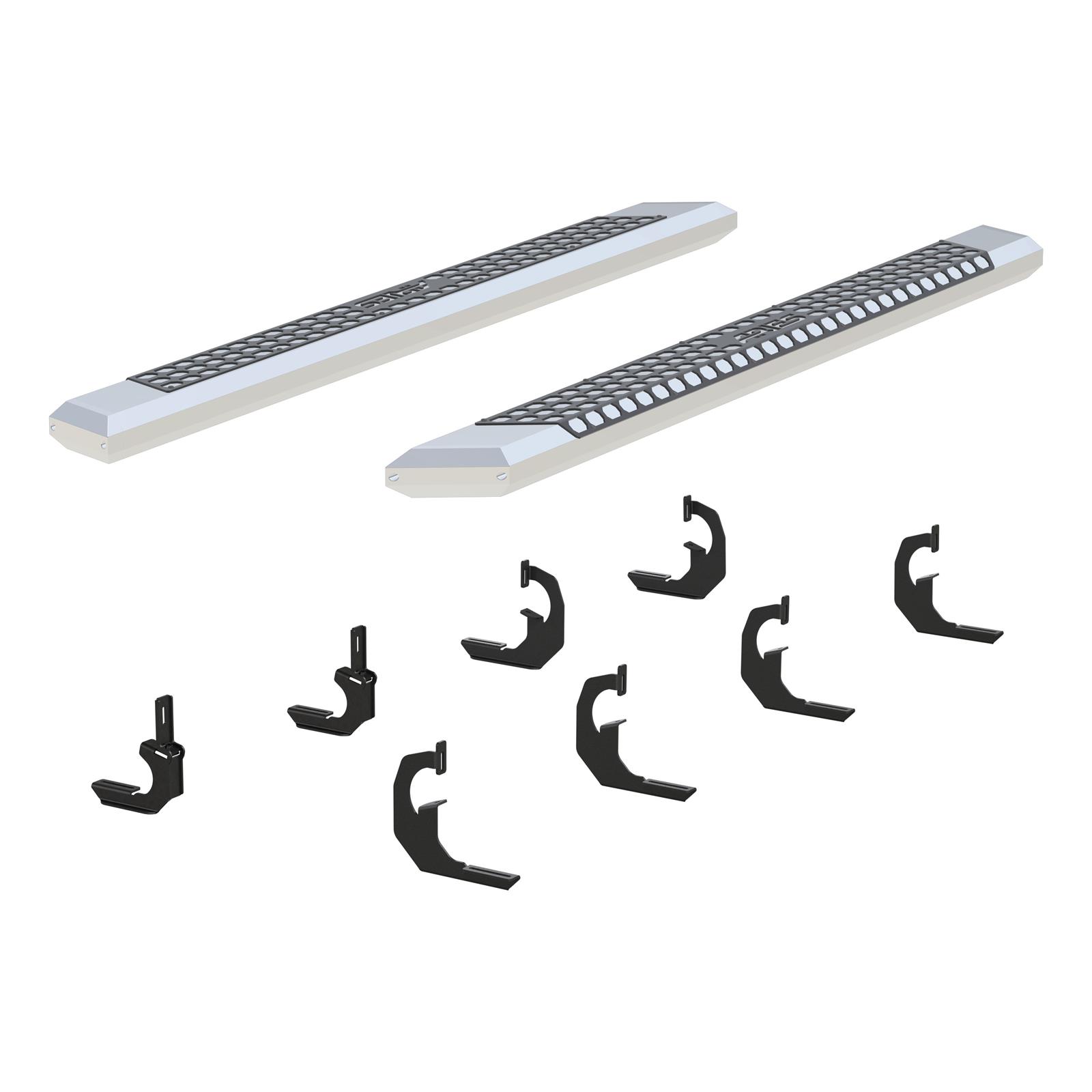 Aries Automotive AdvantEDGE 5.5 in. Side Bars 2555021 Step Bars, Diameter, Aluminum, Chrome Powdercoated, Pair thumbnail 4
