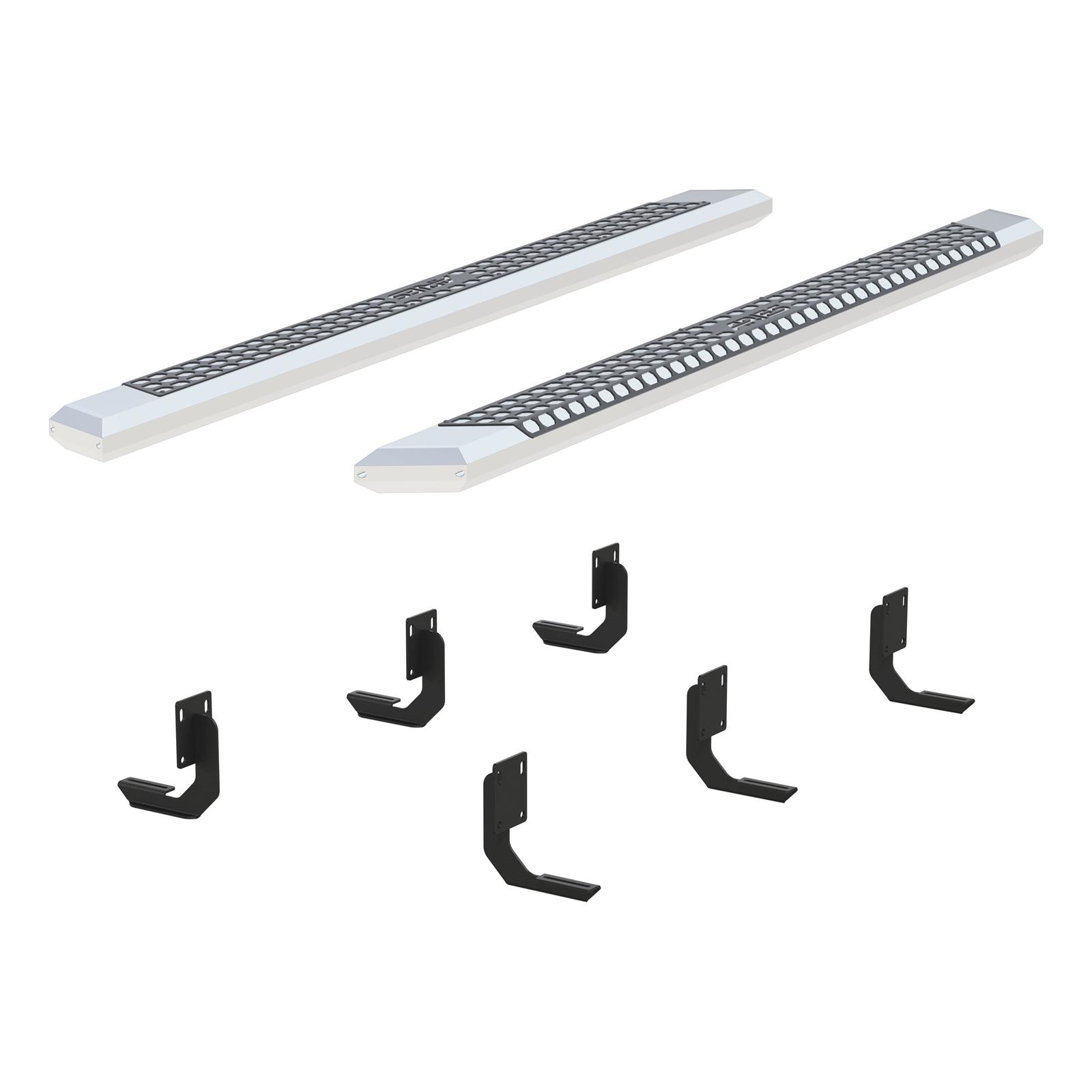 Aries Automotive AdvantEDGE 5.5 in. Side Bars 2555024 Step Bars, Diameter, Aluminum, Chrome Powdercoated, Pair thumbnail 3