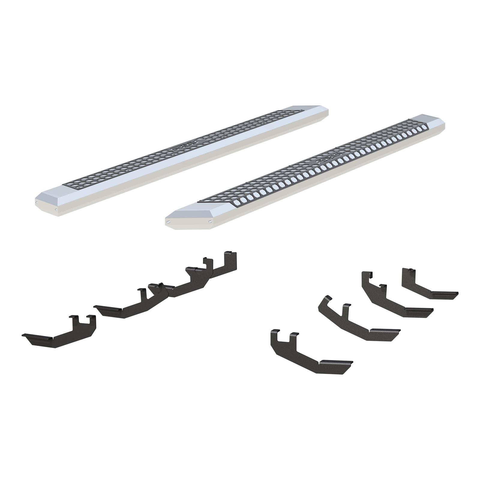 Aries Automotive AdvantEDGE 5.5 in. Side Bars for 2017-2018 RIDGELINE - 2555030 Step Bars, Diameter, Aluminum, Chrome Powdercoated, Pair thumbnail 4