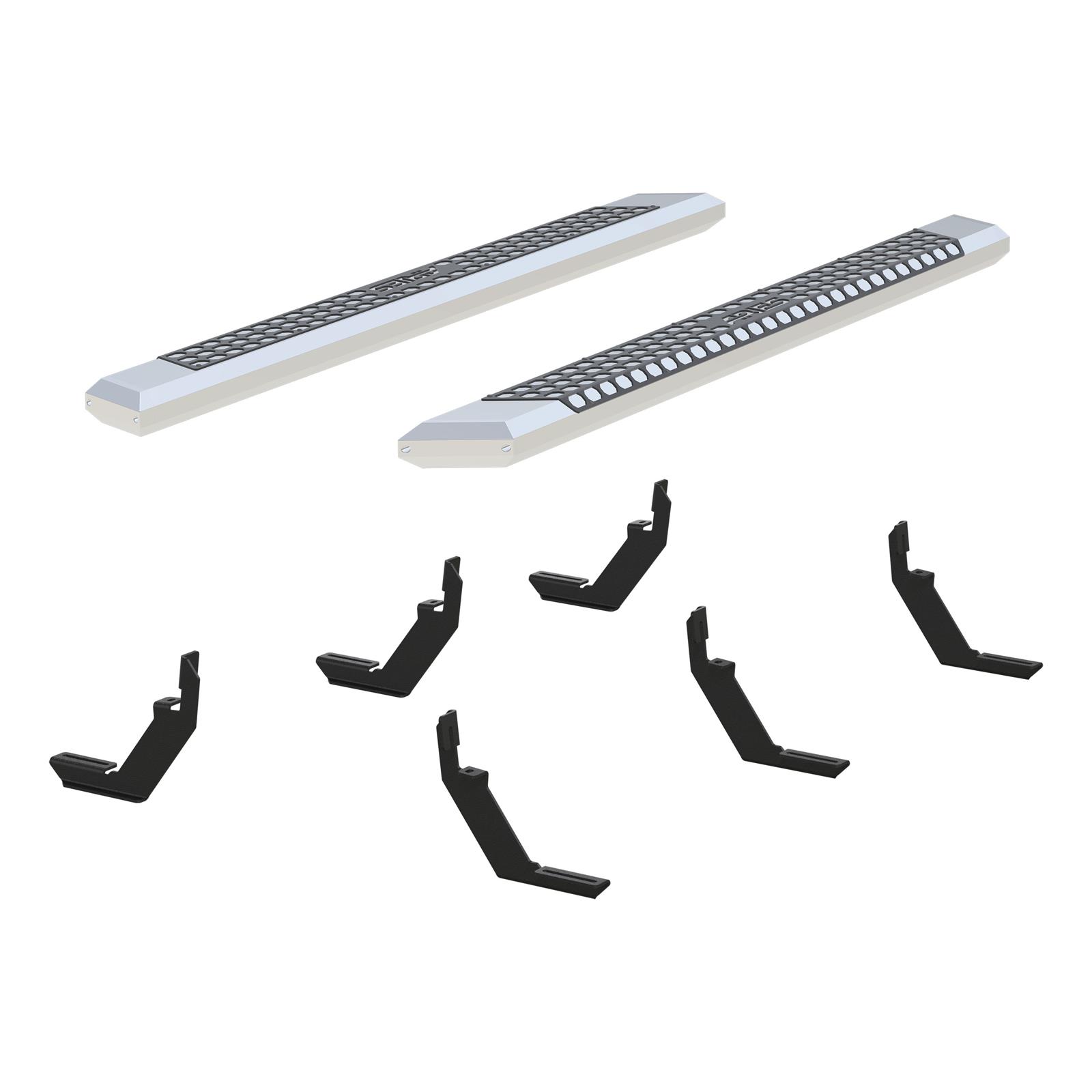 Aries Automotive AdvantEDGE 5.5 in. Side Bars for 2015-2022 CANYON, COLORADO - 2555043 Step Bars, Diameter, Aluminum, Chrome Powdercoated, Pair thumbnail 4