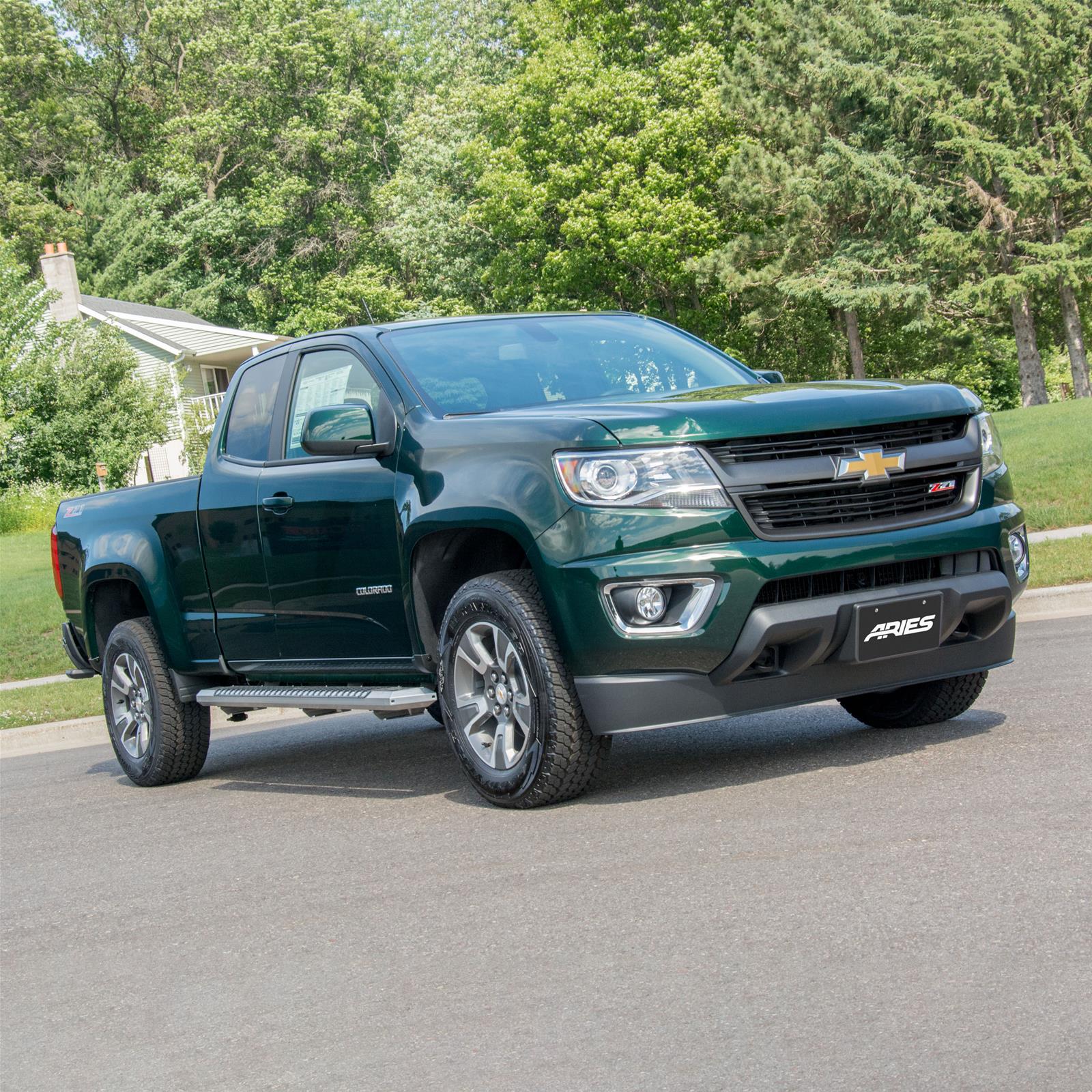 Aries Automotive AdvantEDGE 5.5 in. Side Bars for 2015-2024 CANYON, COLORADO - 2555044 Step Bars, Diameter, Aluminum, Chrome Powdercoated, Pair