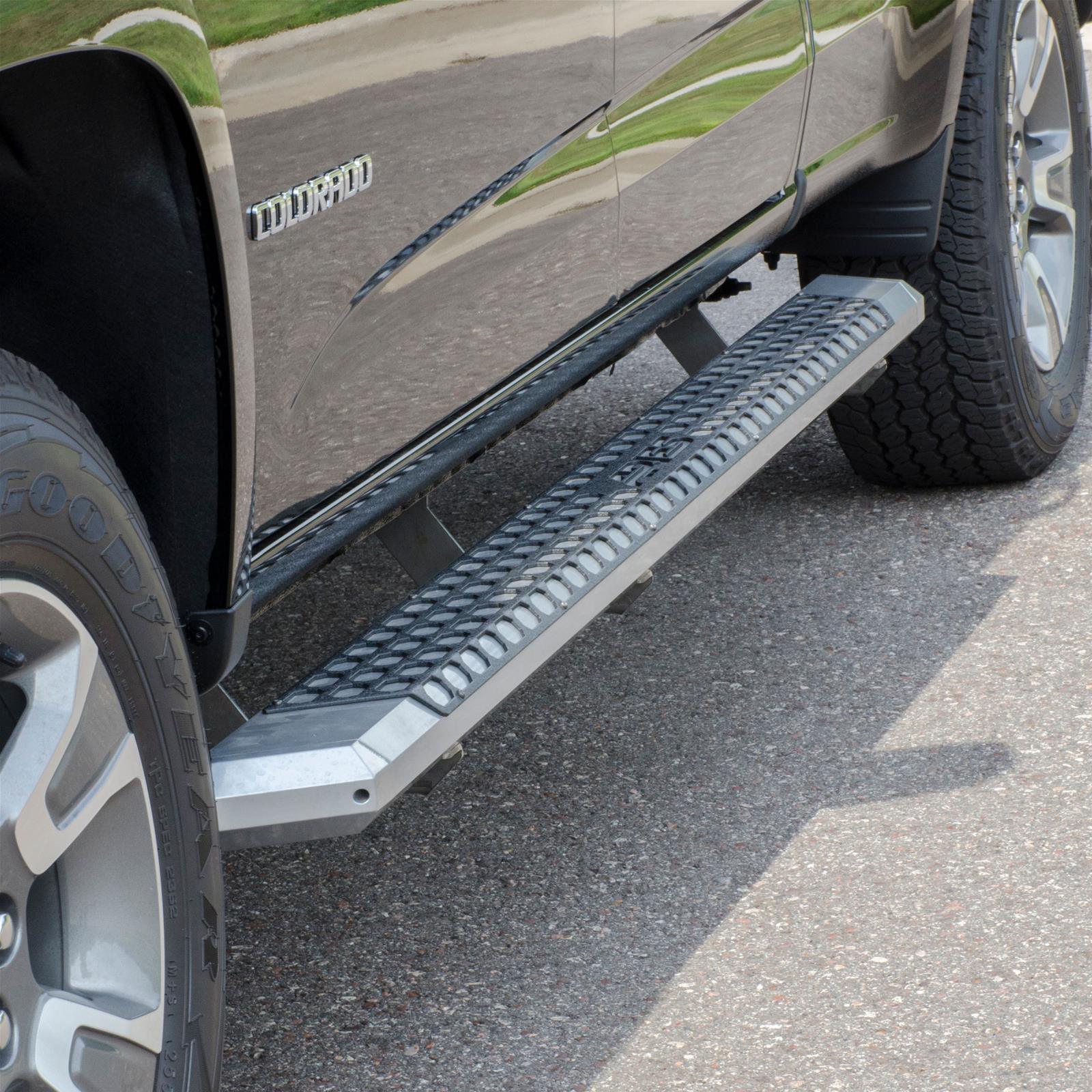 Aries Automotive AdvantEDGE 5.5 in. Side Bars for 2015-2024 CANYON, COLORADO - 2555044 Step Bars, Diameter, Aluminum, Chrome Powdercoated, Pair thumbnail 2