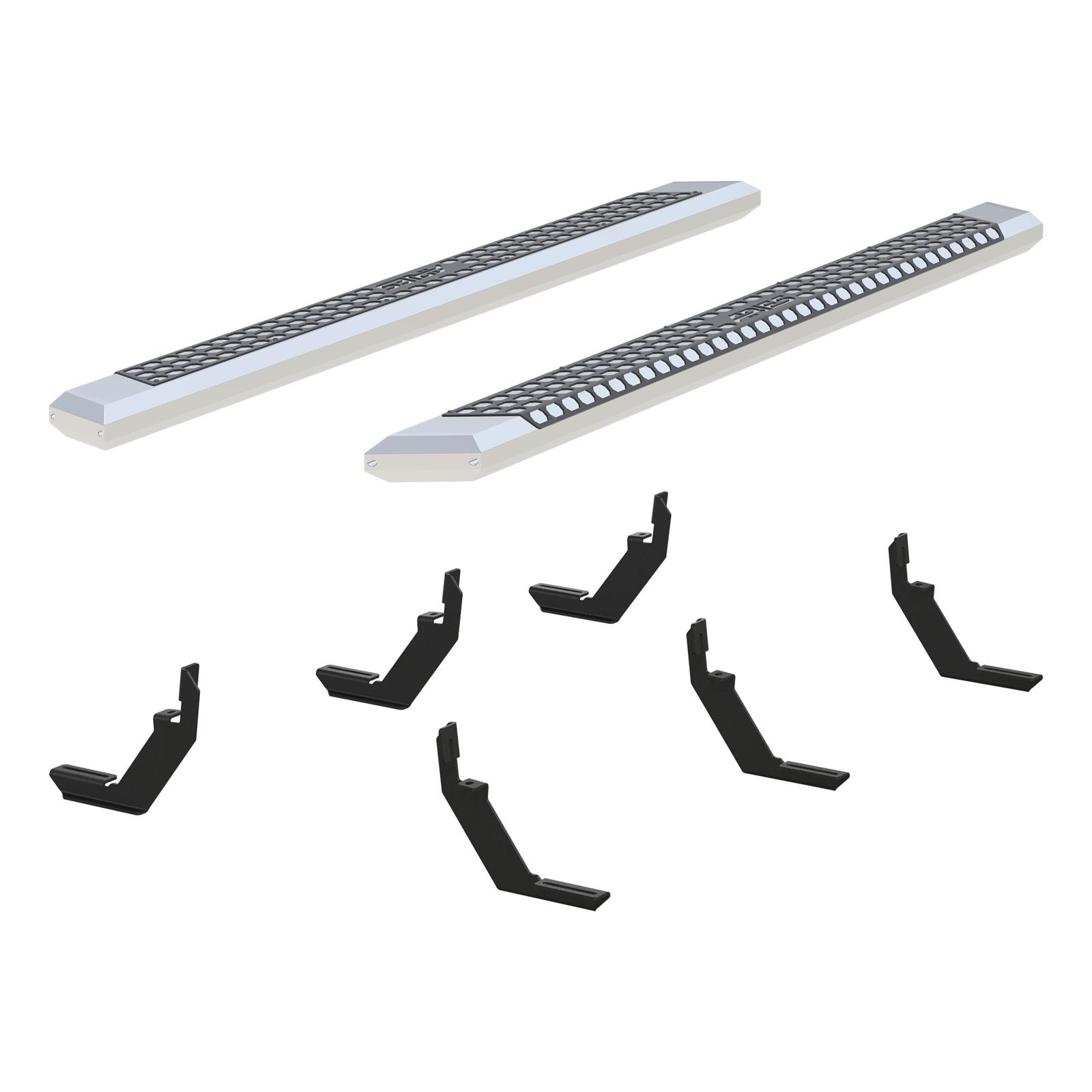 Aries Automotive AdvantEDGE 5.5 in. Side Bars for 2015-2024 CANYON, COLORADO - 2555044 Step Bars, Diameter, Aluminum, Chrome Powdercoated, Pair thumbnail 4