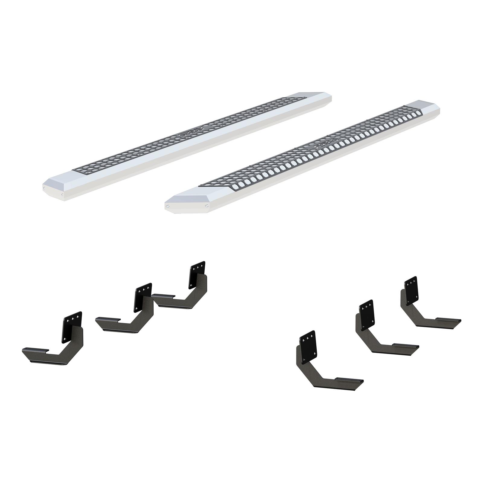 Aries Automotive AdvantEDGE 5.5 in. Side Bars for 2019-2020 1500 - 2555049 Step Bars, Diameter, Aluminum, Chrome Powdercoated, Ram, Pair thumbnail 2