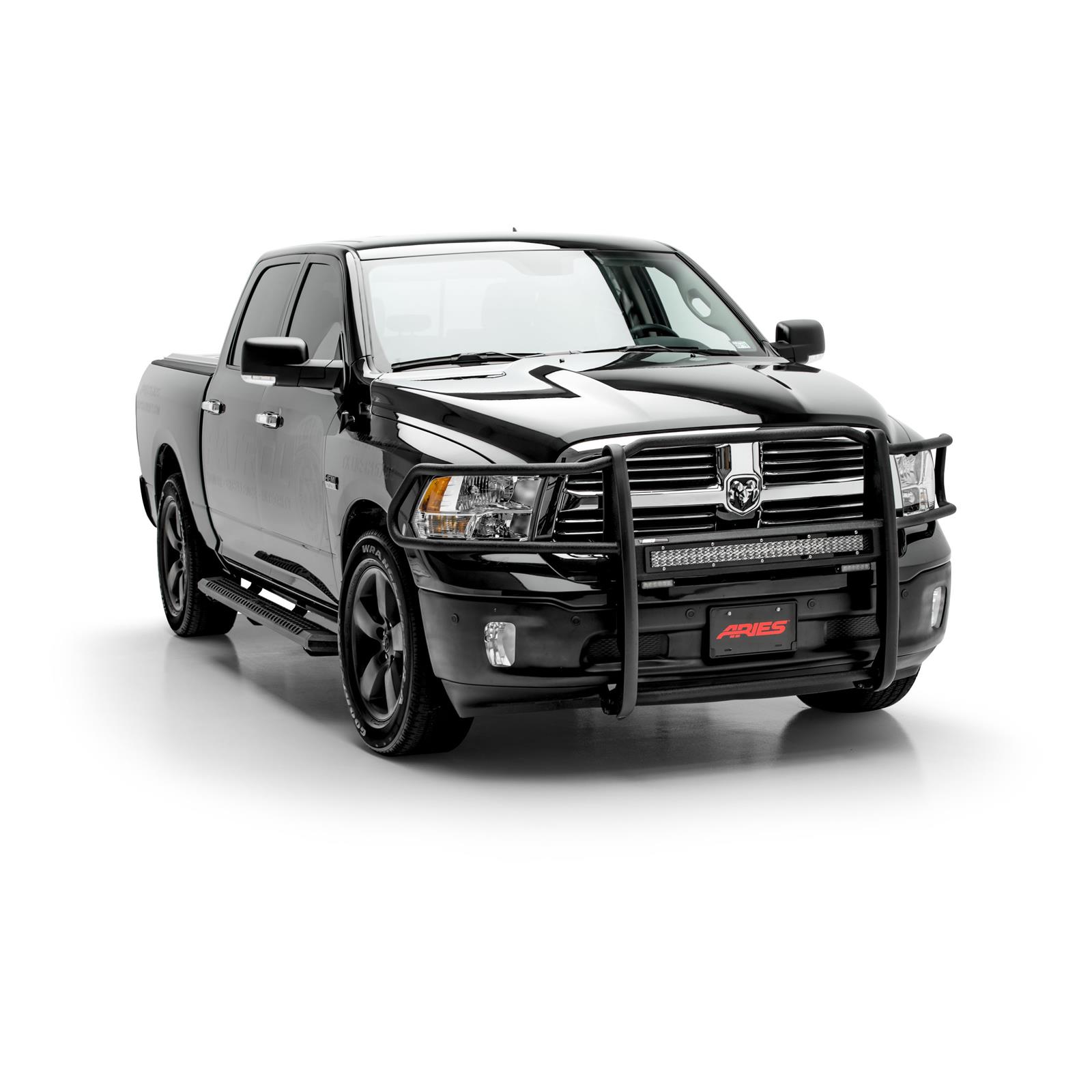 Aries Automotive AdvantEDGE 5.5 in. Side Bars 2556006 Step Bars, Diameter, Aluminum, Chrome Powdercoated, Pair thumbnail 4