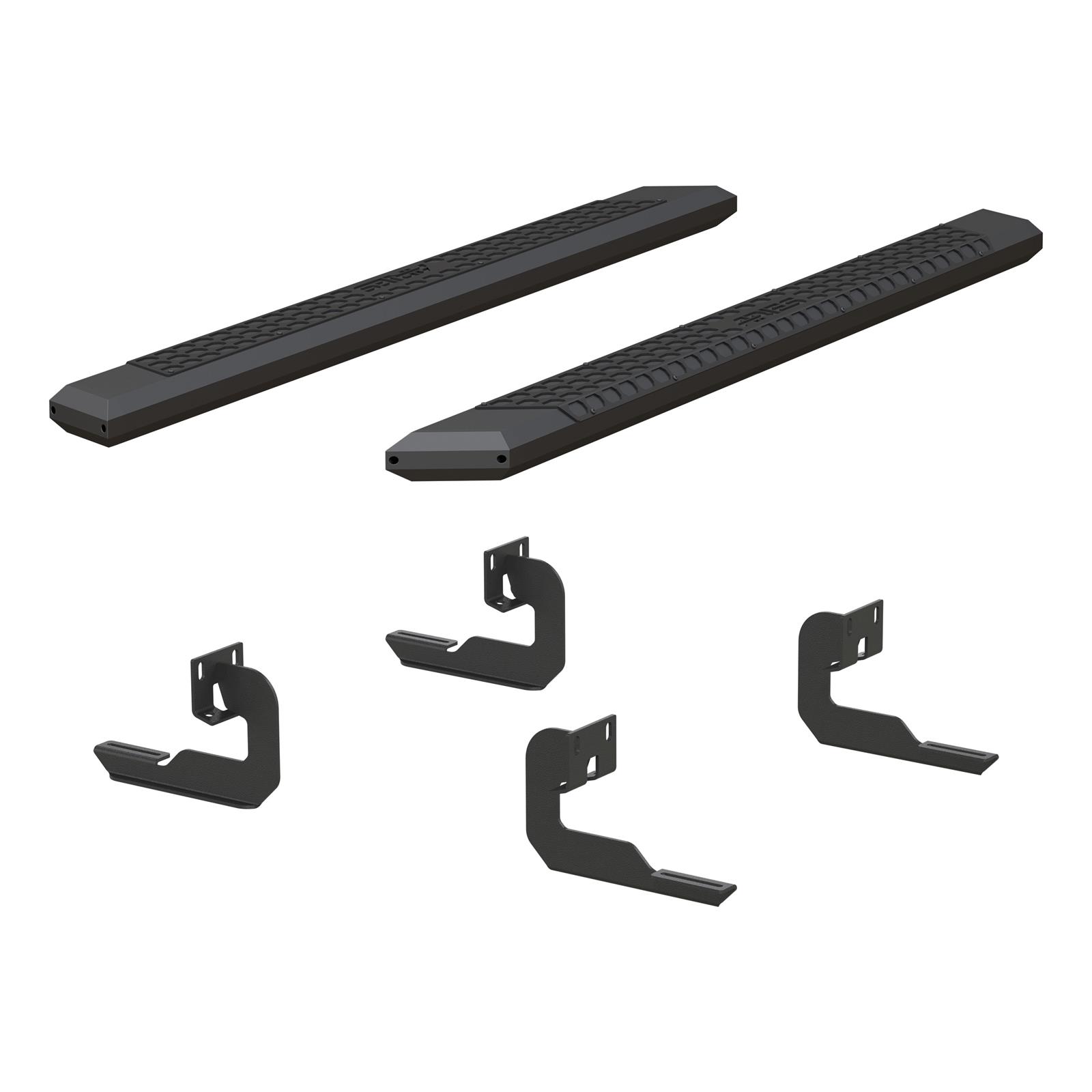 Aries Automotive AdvantEDGE 5.5 in. Side Bars 2556008 Step Bars, Diameter, Aluminum, Chrome Powdercoated, Pair thumbnail 5