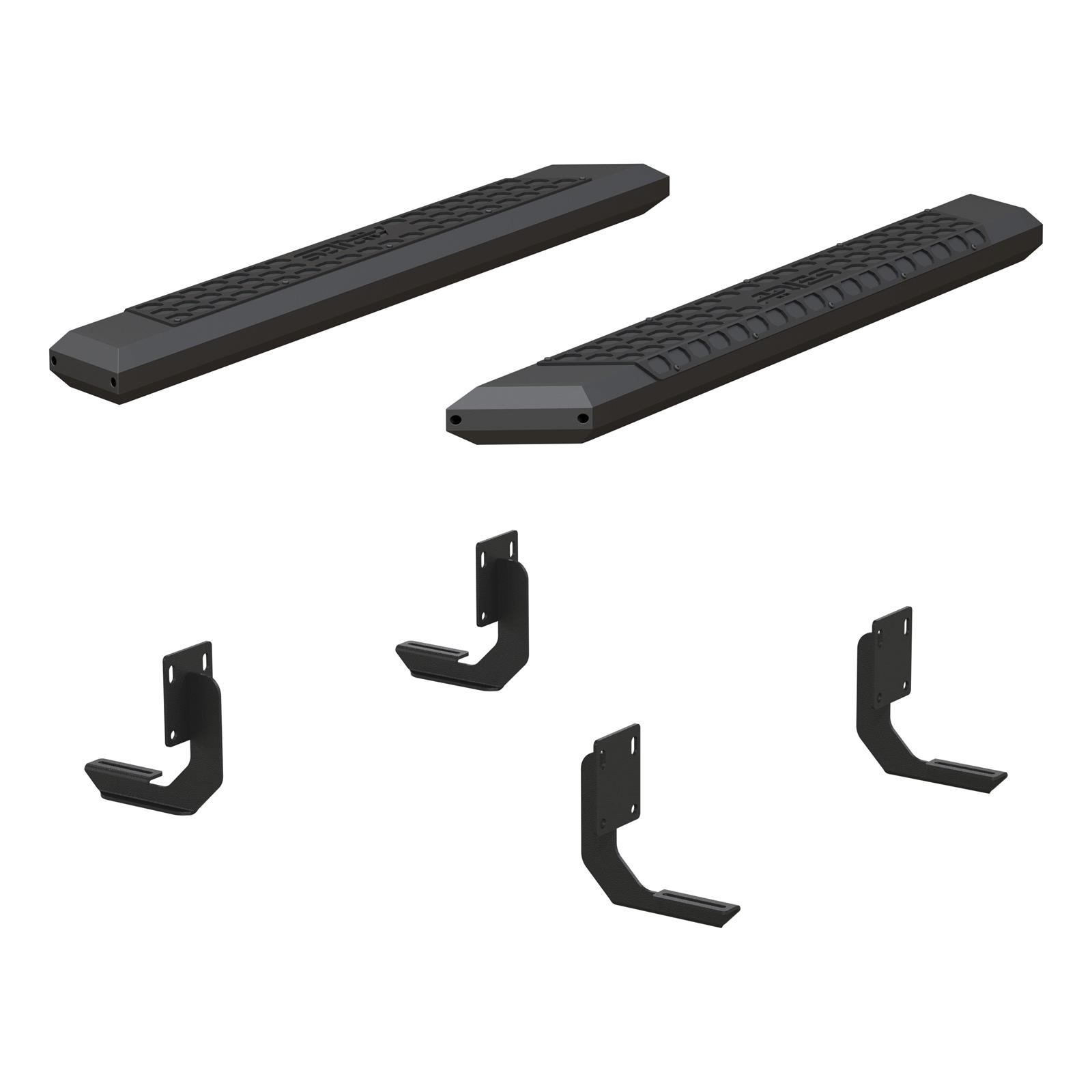 Aries Automotive AdvantEDGE 5.5 in. Side Bars for 1999-2016 F-350 SUPER DUTY, F-250 1999 - 2556013 Step Bars, Diameter, Aluminum, Chrome Powdercoated, Pair thumbnail 3