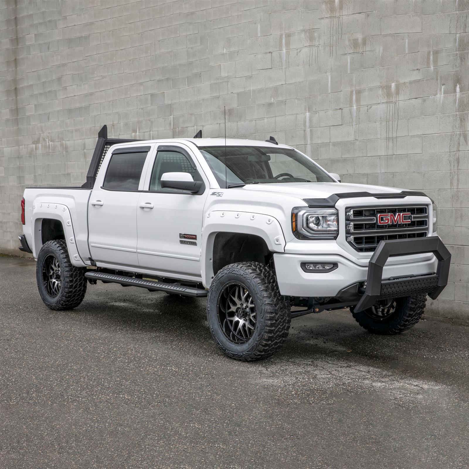 Aries Automotive AdvantEDGE 5.5 in. Side Bars 2556021 Step Bars, Diameter, Aluminum, Chrome Powdercoated, Pair