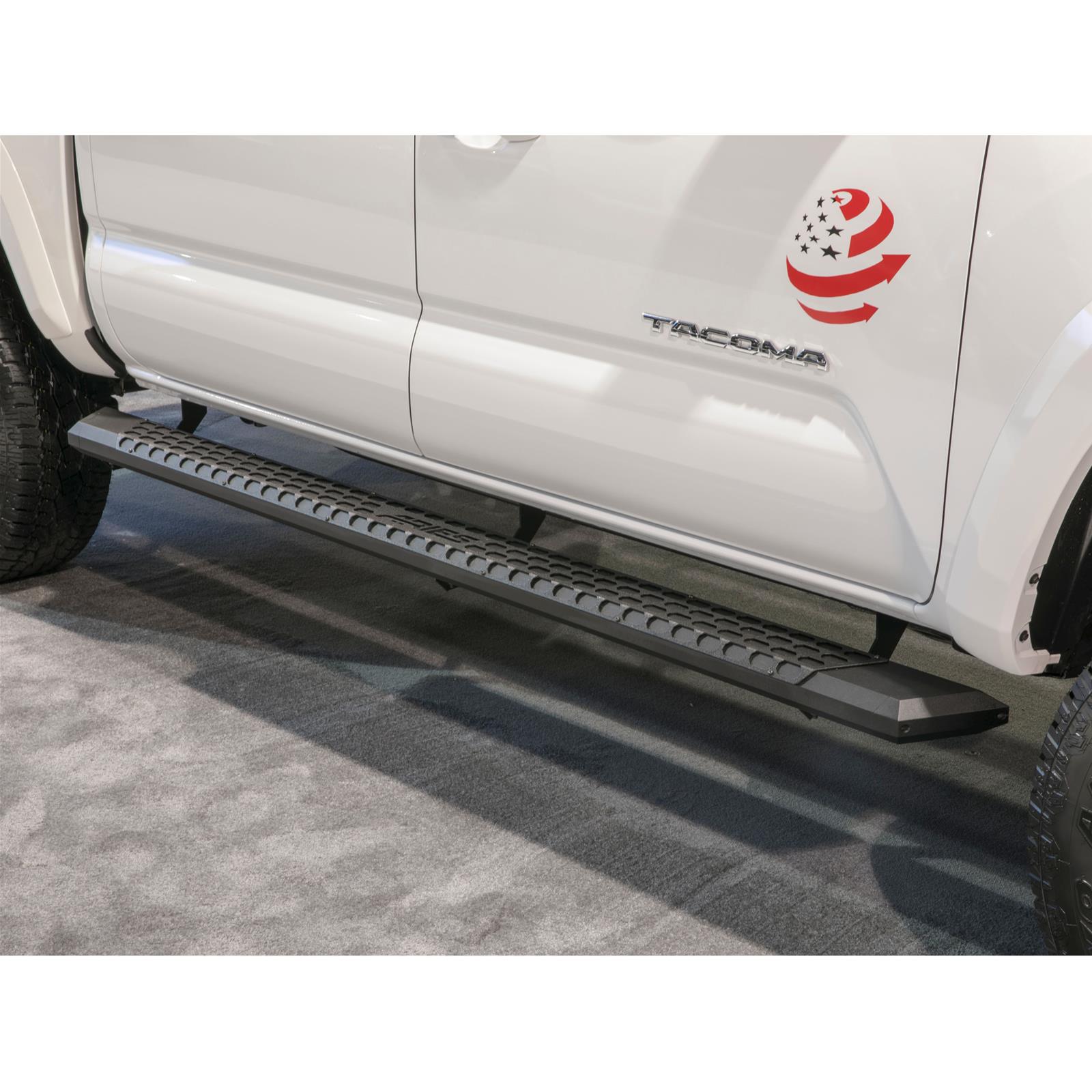 Aries Automotive AdvantEDGE 5.5 in. Side Bars for 2005-2023 TACOMA - 2556023 Step Bars, Diameter, Aluminum, Chrome Powdercoated, Pair thumbnail 2