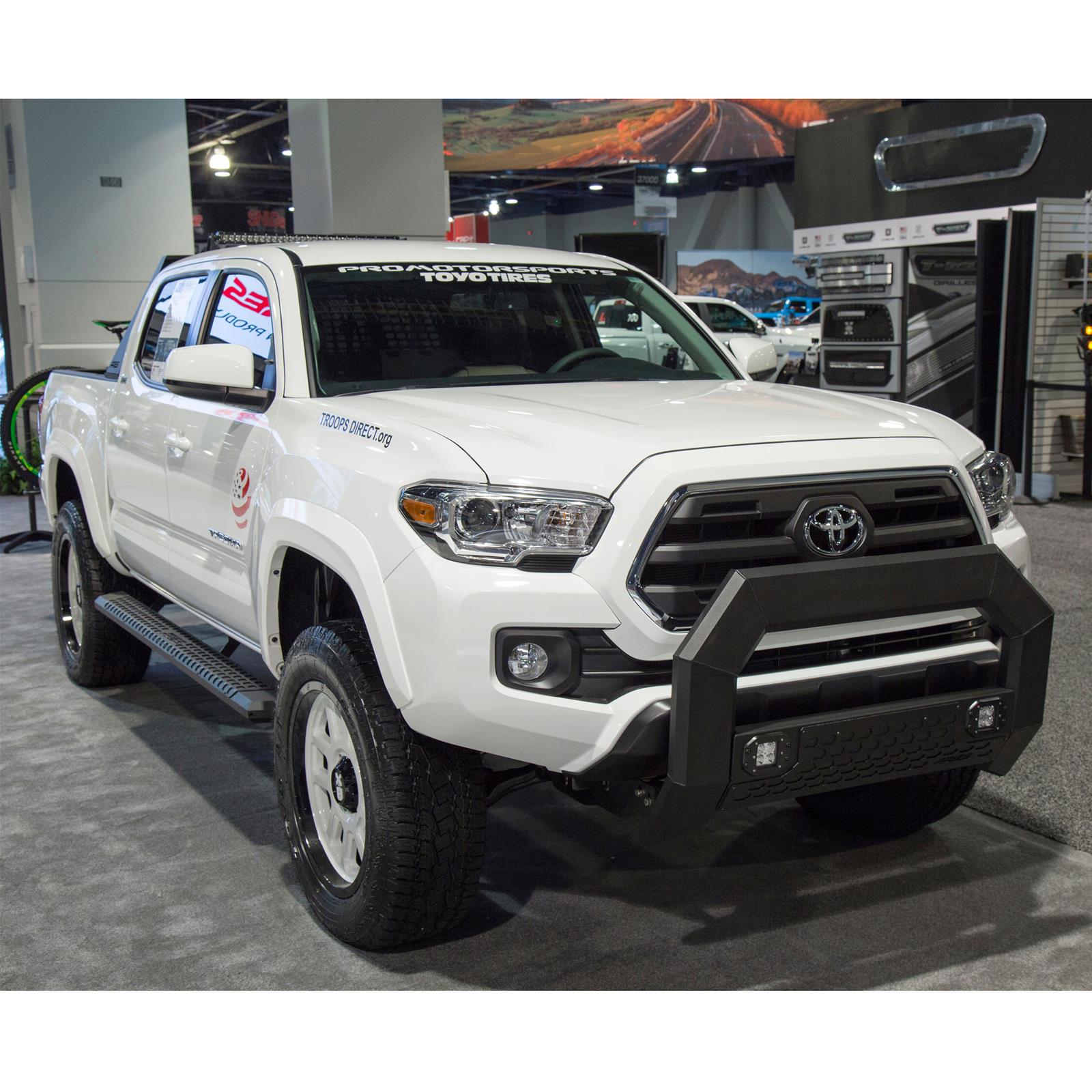 Aries Automotive AdvantEDGE 5.5 in. Side Bars for 2005-2023 TACOMA - 2556023 Step Bars, Diameter, Aluminum, Chrome Powdercoated, Pair