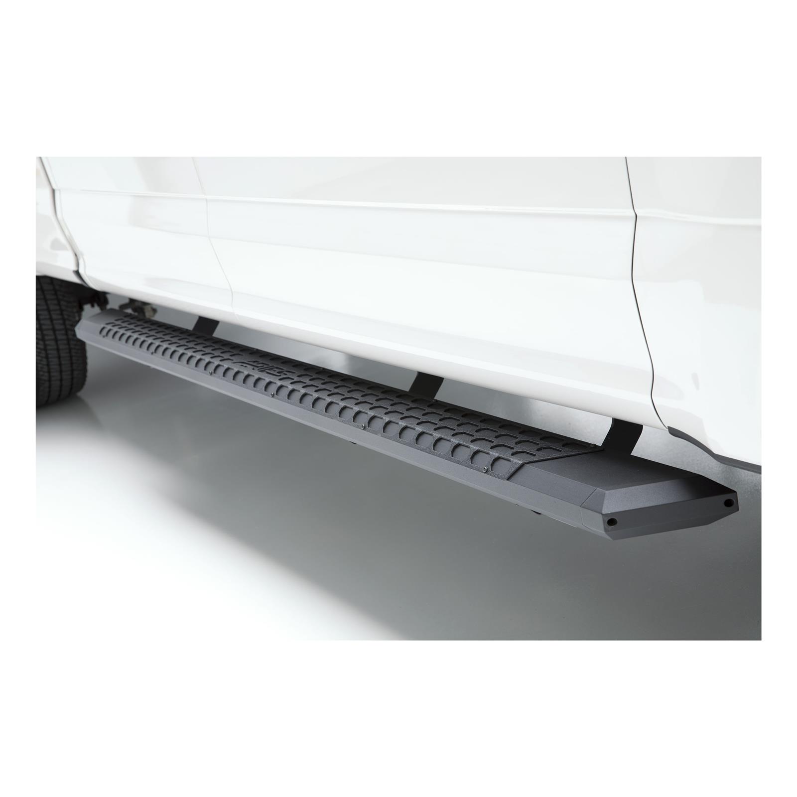 Aries Automotive AdvantEDGE 5.5 in. Side Bars 2556026 Nerf bar, AdvantEDGE, Aluminum, Black Gloss Powdercoated, 5.500 Diameter, Cab Length, MegaCab, Dodge, RAM, Pair thumbnail 6