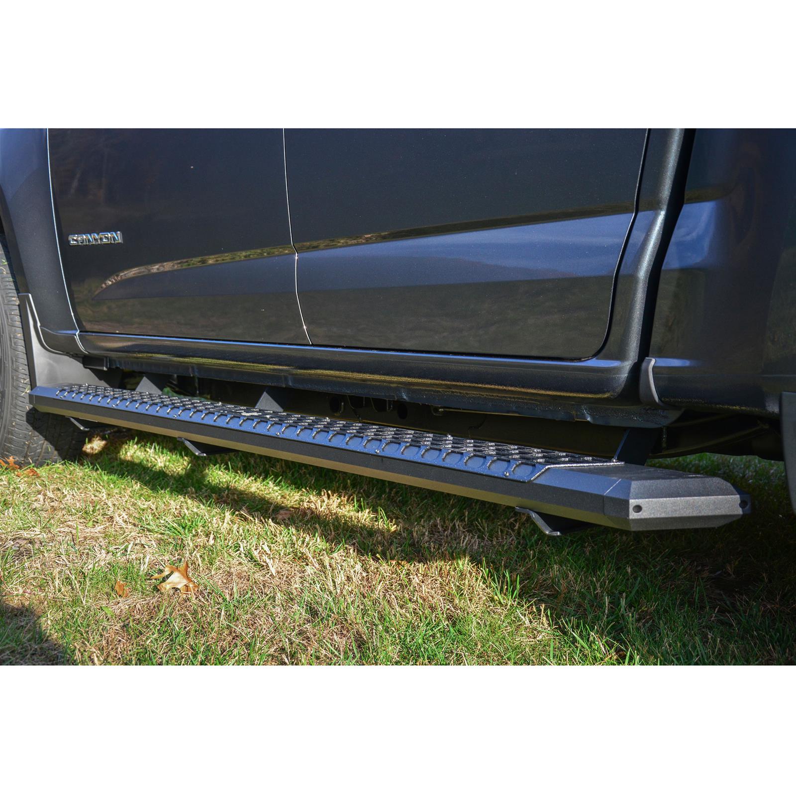 Aries Automotive AdvantEDGE 5.5 in. Side Bars 2556044 Step Bars, Diameter, Aluminum, Chrome Powdercoated, Pair thumbnail 2