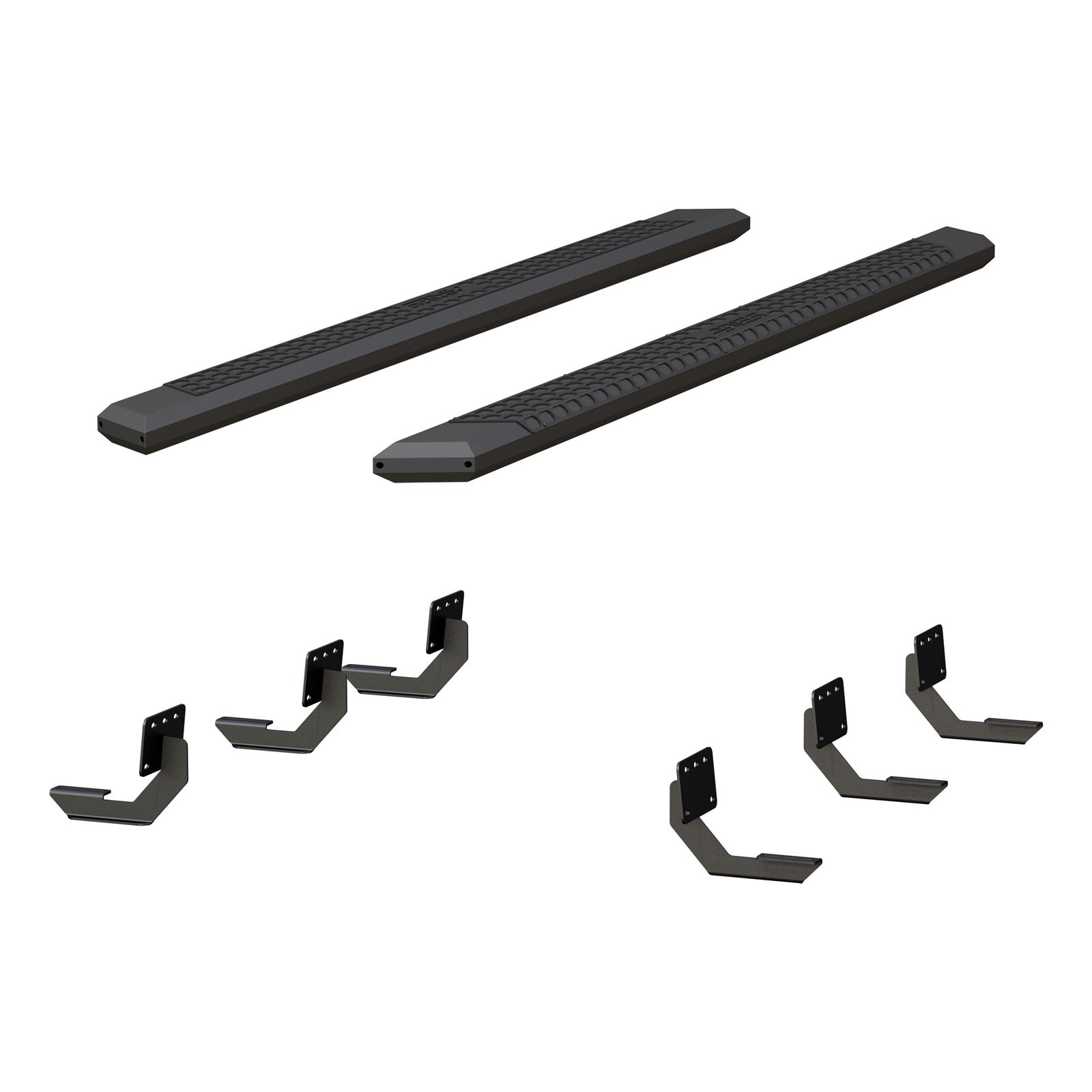 Aries Automotive AdvantEDGE 5.5 in. Side Bars for 2019-2025 1500 - 2556049 Step Bars, Diameter, Aluminum, Black Powdercoated, Ram, Pair thumbnail 4