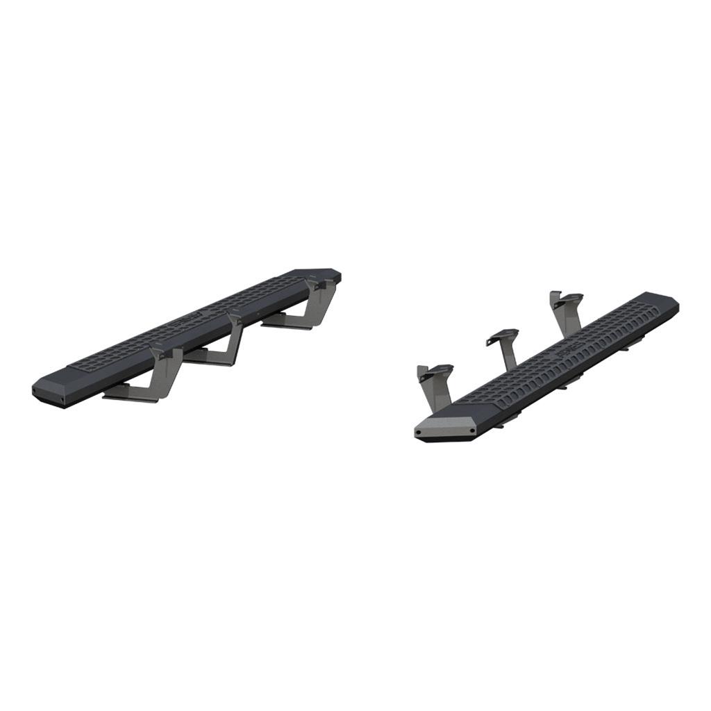 Aries Automotive AdvantEDGE 5.5 in. Side Bars for 2011-2025 DURANGO - 2556053 Step Bars, Aluminum, Black Powdercoated, Gloss, 5.500 Diameter, 75.00 Length, Dodge, Pair thumbnail 8