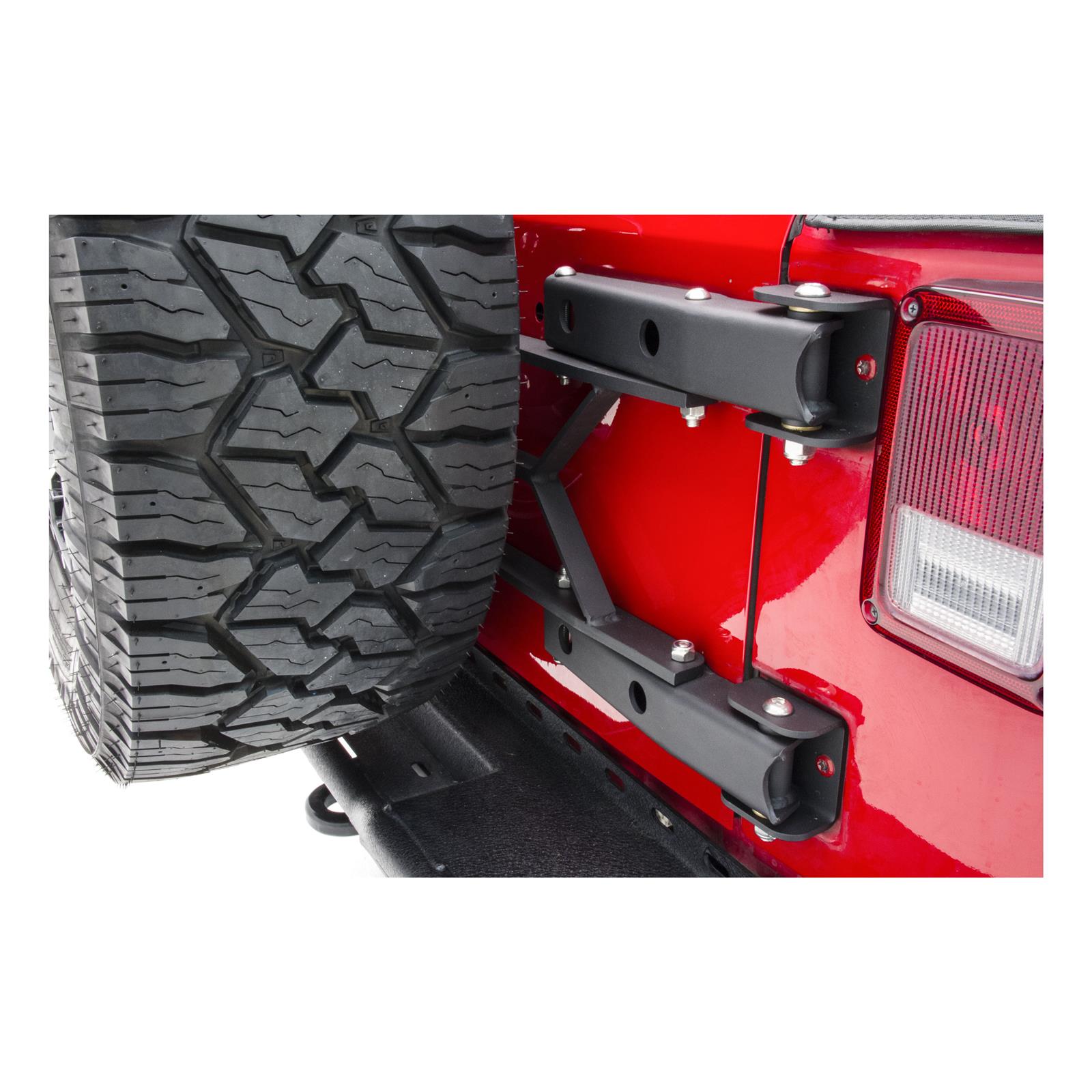 ARIES Automotive - Spare Tire Carriers for 2007-2017 WRANGLER, 2018 WRANGLER JK 2563000 Carrier, Jeep, 07-17 Wrangler thumbnail 3