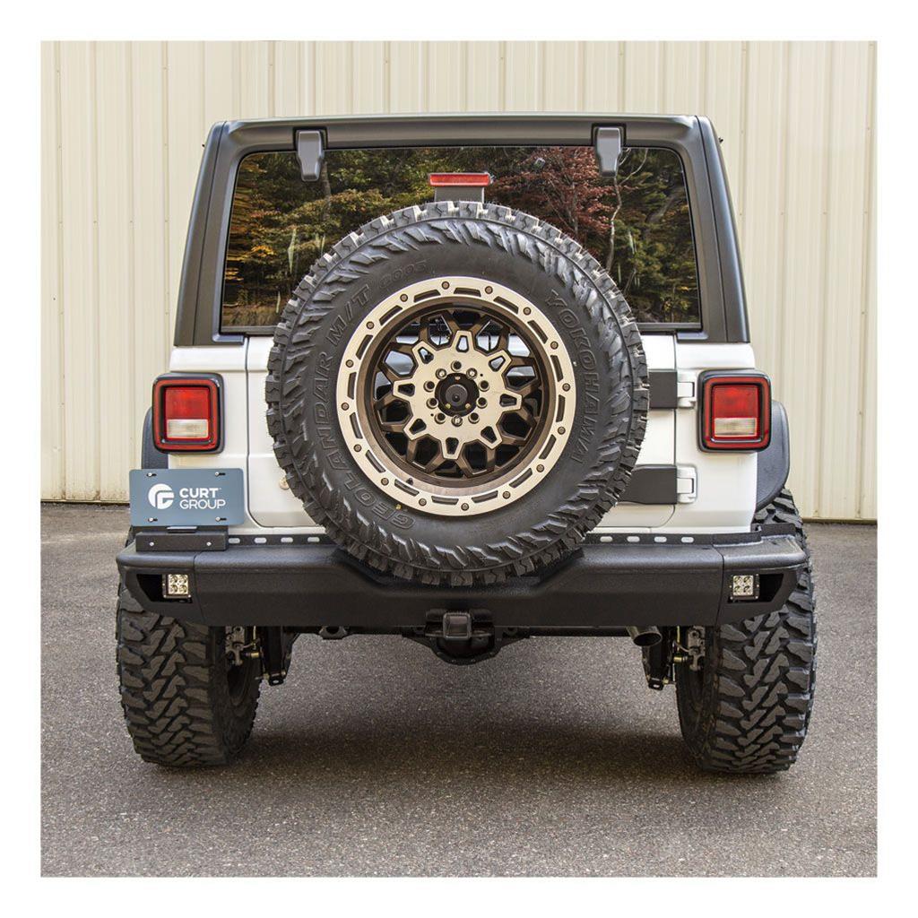 ARIES Automotive Spare Tire Carriers 2563001 HD Carrier 2018-2019 Jeep Wrangler JL thumbnail 3