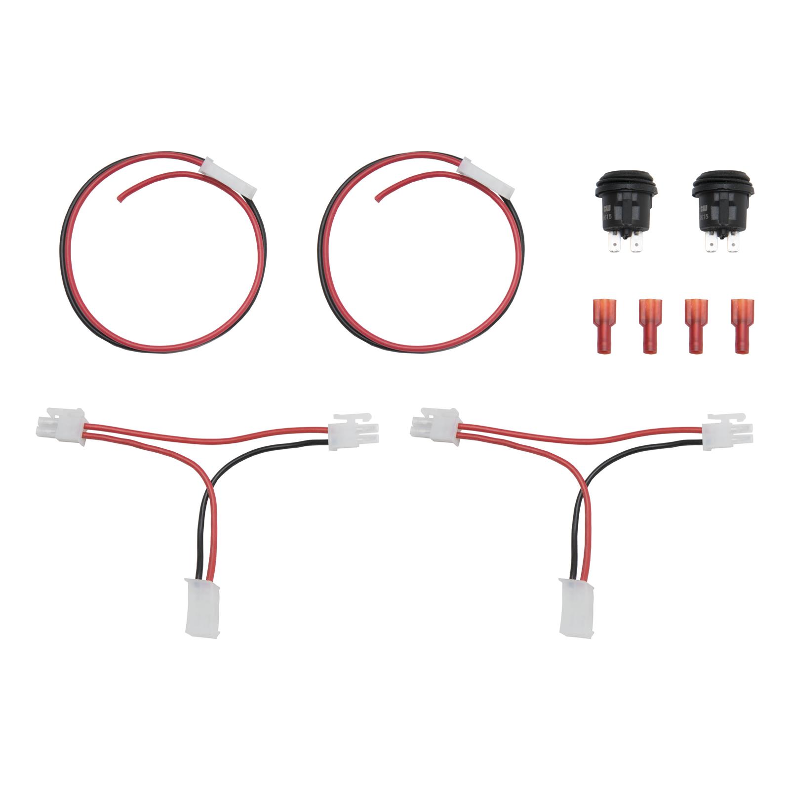 ARIES Automotive Running Board Components 3020000 Door Delete Kit, 2007-2017 Jeep Wrangler Unlimited