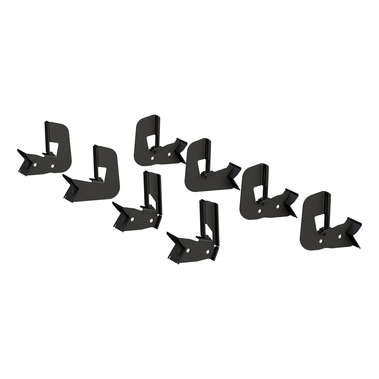 Aries Automotive ActionTrac Mounting Brackets 3025101 Running Board Component, Bracket, ActionTrac, Black Powdercoated, Chevrolet, GMC, Kit thumbnail 2