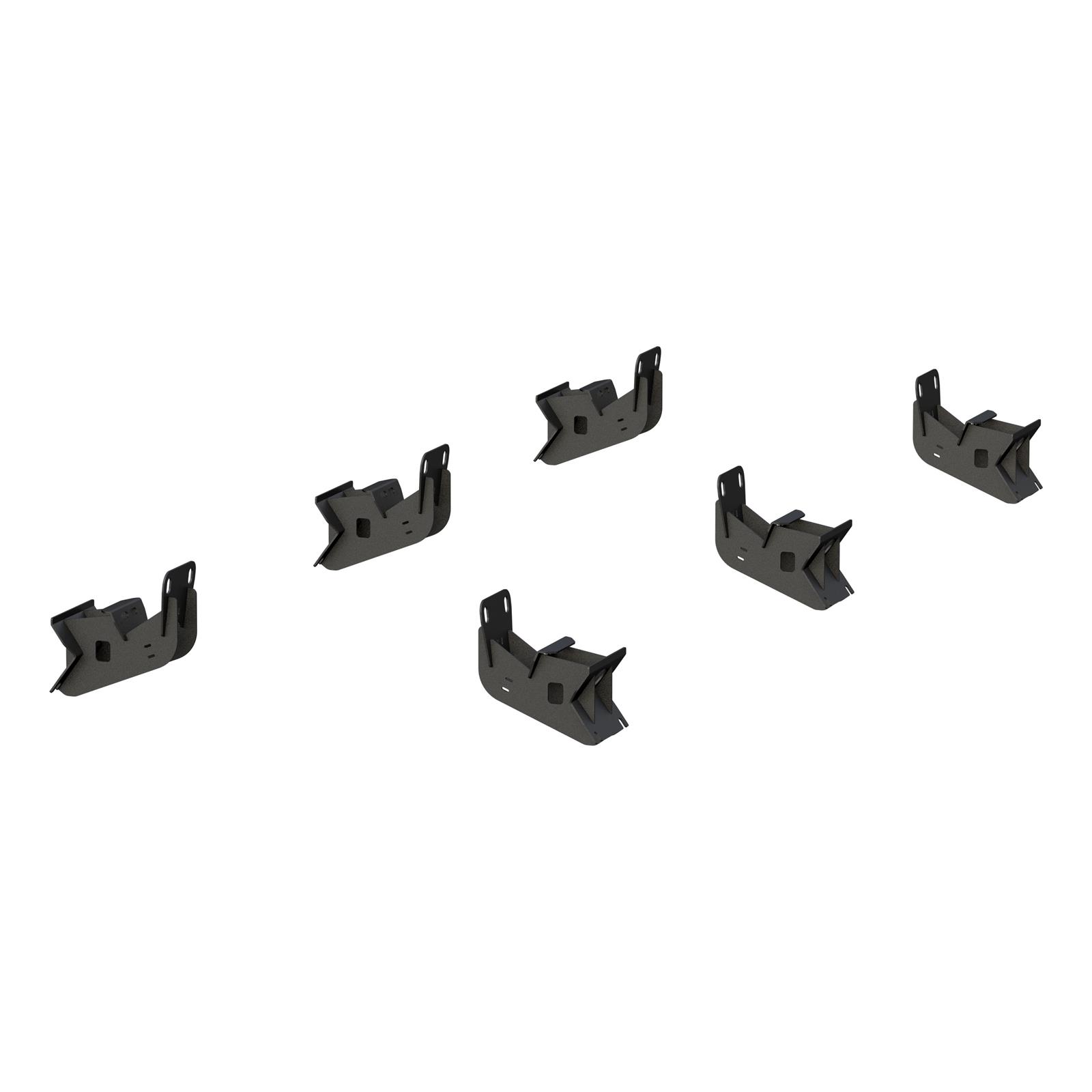 Aries Automotive ActionTrac Mounting Brackets 3025111 Running Board Component, Bracket, ActionTrac, Black Powdercoated, Dodge, Ram, Kit thumbnail 3