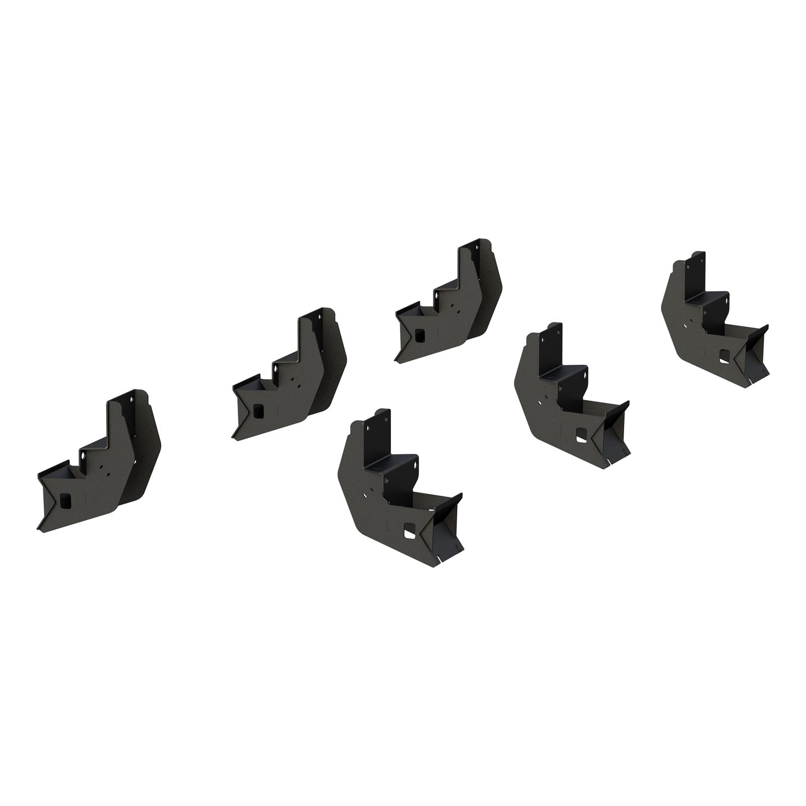 Aries Automotive ActionTrac Mounting Brackets 3025121 Running Board Component, Bracket, ActionTrac, Black Powdercoated, Ford, Kit thumbnail 3