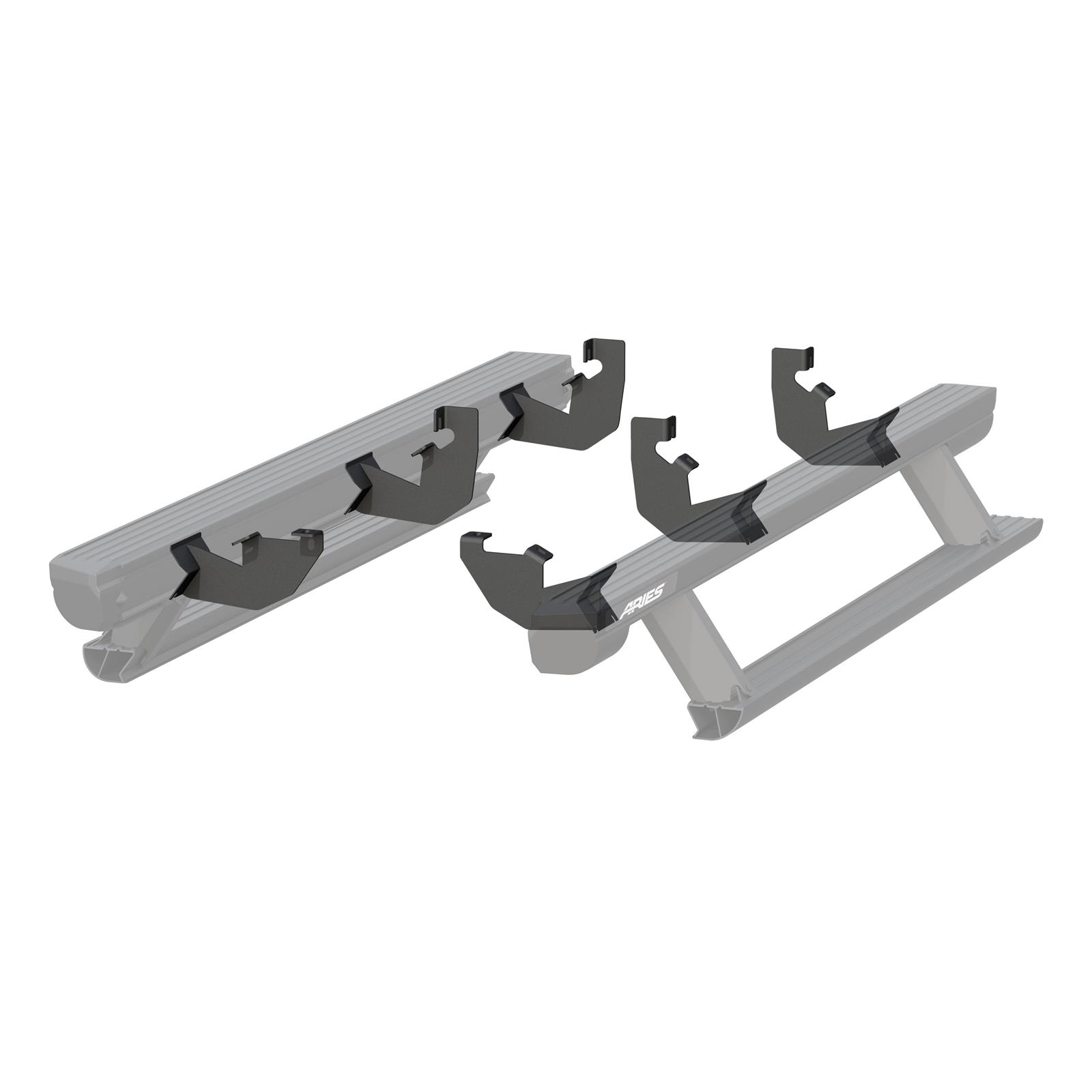 Aries Automotive ActionTrac Mounting Brackets for 2021-2022 BRONCO, 2019-2025 RANGER - 3025123 Running Boards Brackets, ActionTrac, Ford, Crew, Pair thumbnail 3