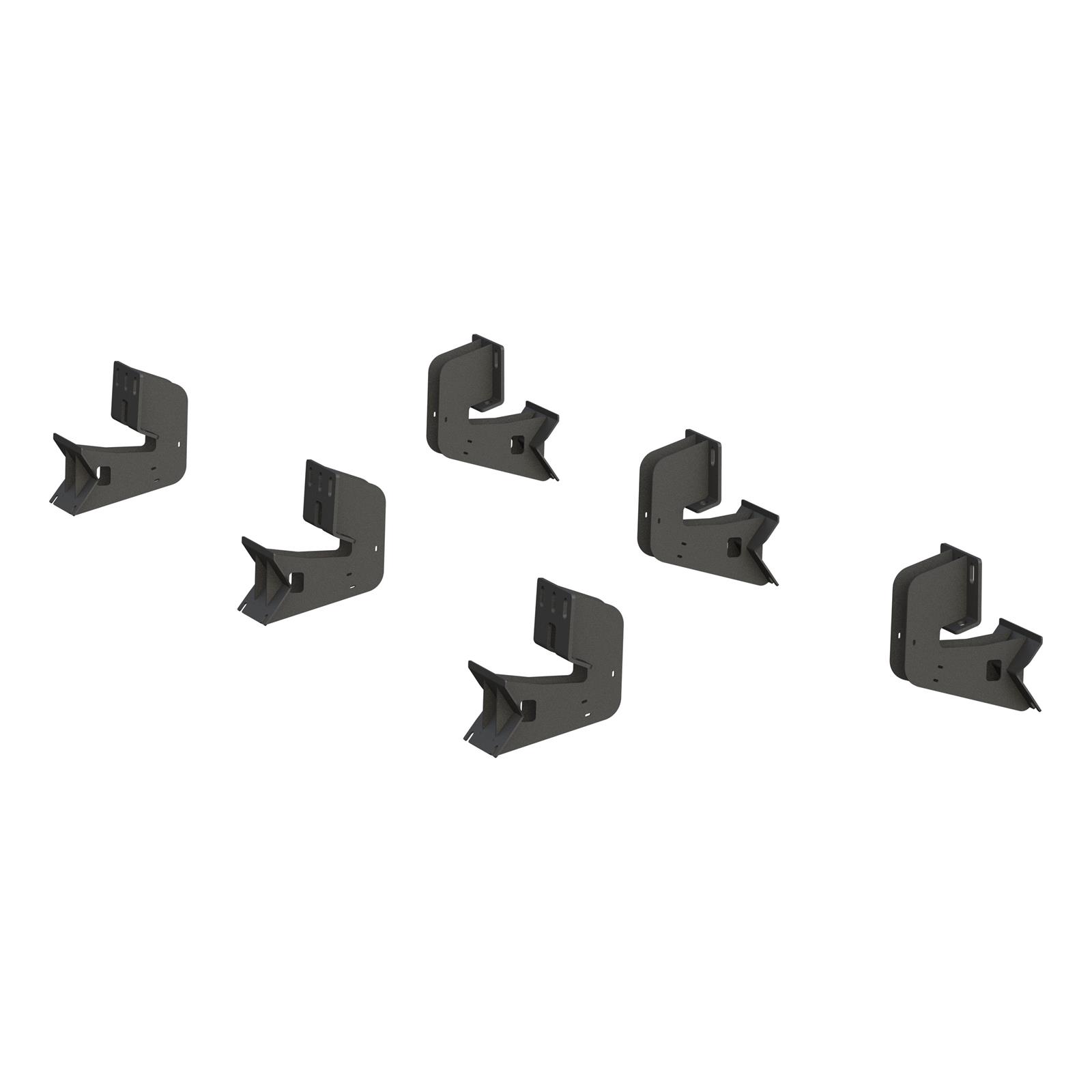 Aries Automotive ActionTrac Mounting Brackets for 2004-2014 F-150 - 3025125 Running Board Component, Bracket, ActionTrac, Black Powdercoated, Ford, Kit thumbnail 3