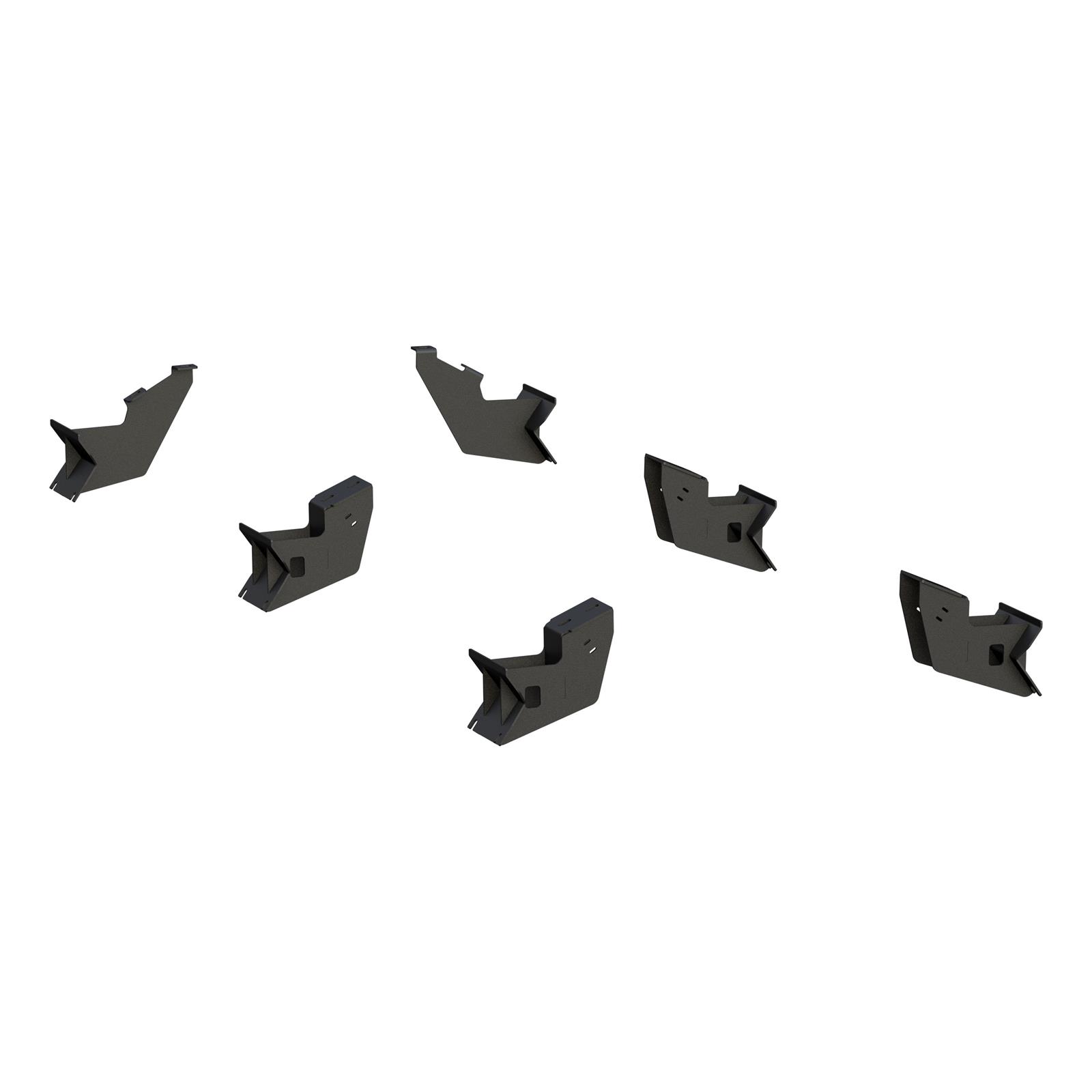 Aries Automotive ActionTrac Mounting Brackets for 2007-2021 TUNDRA - 3025151 Running Board Component, Bracket, ActionTrac, Black Powdercoated, Toyota, Kit thumbnail 3