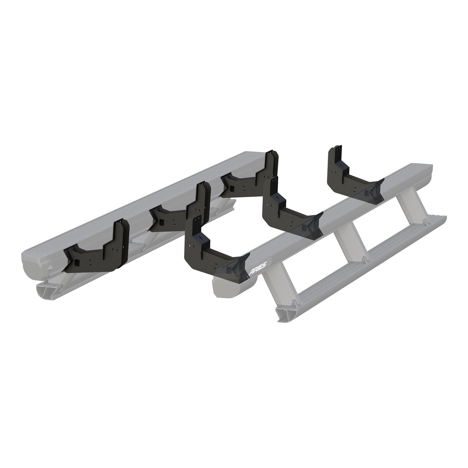 Aries Automotive ActionTrac Mounting Brackets for 2004-2024 TITAN, 2016-2024 TITAN XD - 3025160 Running Board Components, Bracket, ActionTrac, Crew Cab Applications, Nissan, Kit