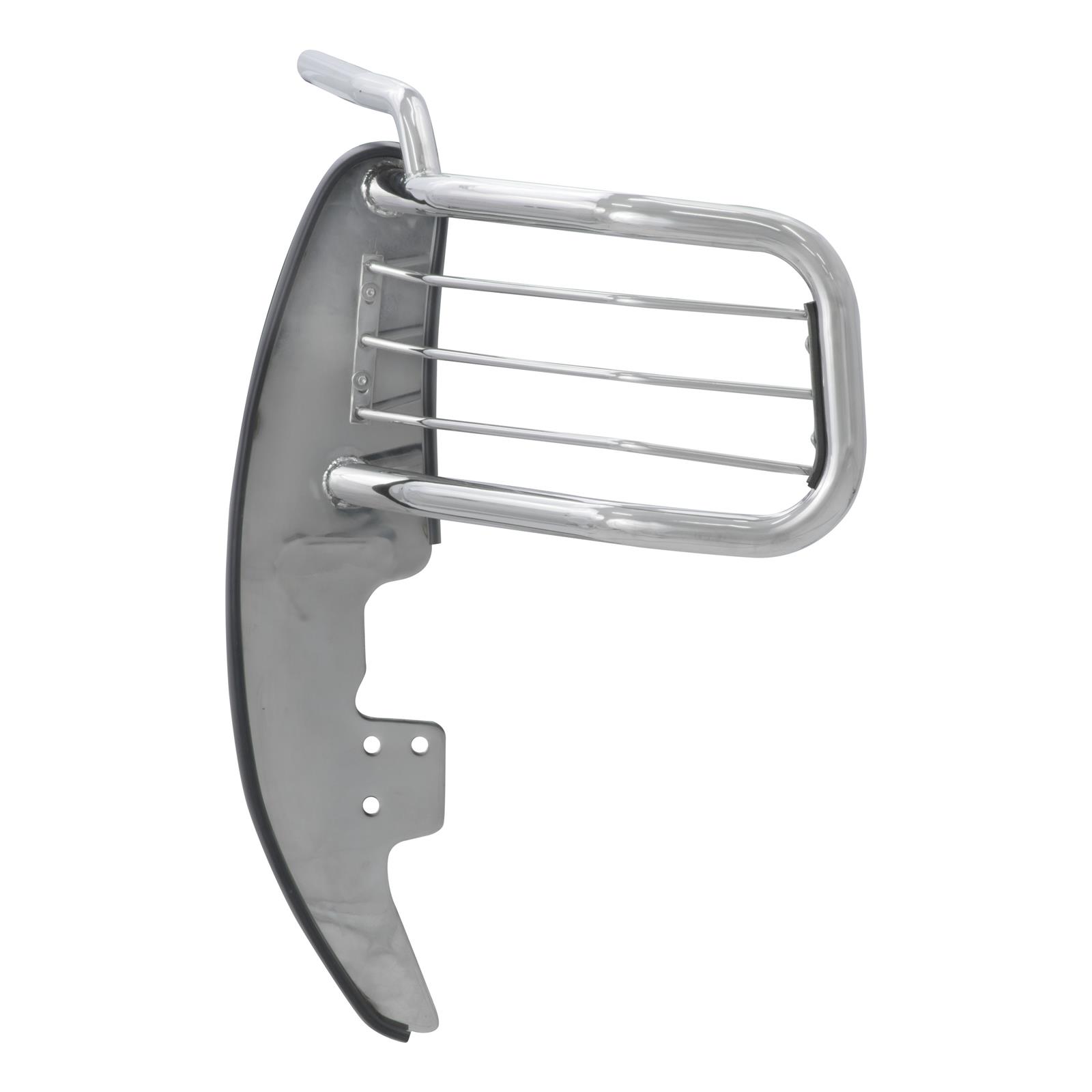 Aries Automotive Grille Guards for 1999-2004 F-350 SUPER DUTY, F-250 2000-2004 EXCURSION - 3045-2 Guard, Brush Guard, Stainless Steel, Polished, Ford, Each thumbnail 4