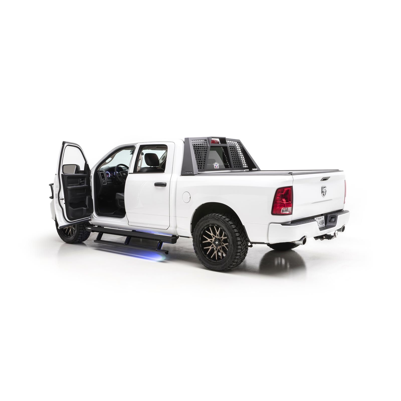 Aries Automotive ActionTrac Powered Running Boards 3048314 Boards, Aluminum, Black Powdercoated, Cab, 87.600 in. Length, Ram, Pair thumbnail 9