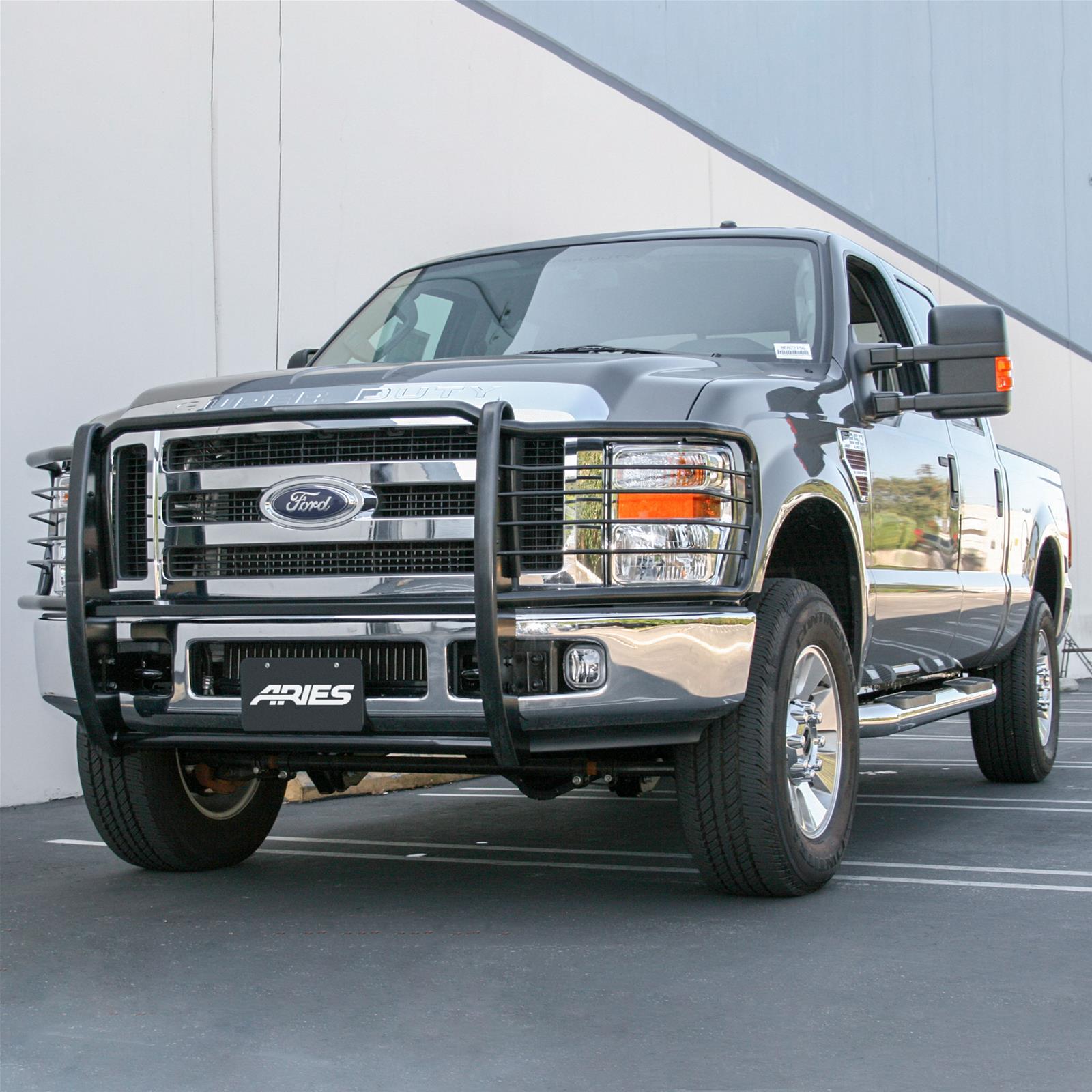 Aries Automotive Grille Guards 3061 Guard, Brush Guard, Steel, Black Powdercoated, Ford, Each thumbnail 2