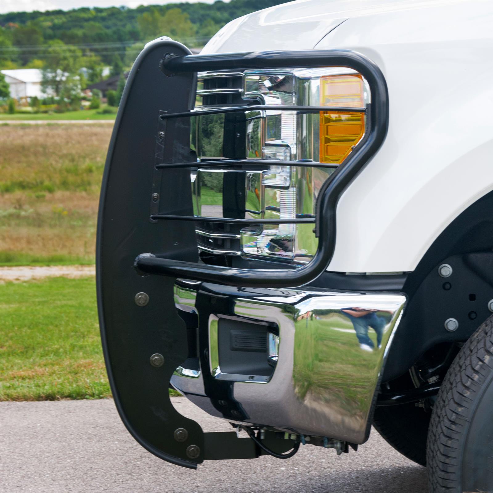 Aries Automotive Grille Guards 3067 Guards, Brush Guard, Steel, Black Textured Powdercoat, Ford, Each thumbnail 3