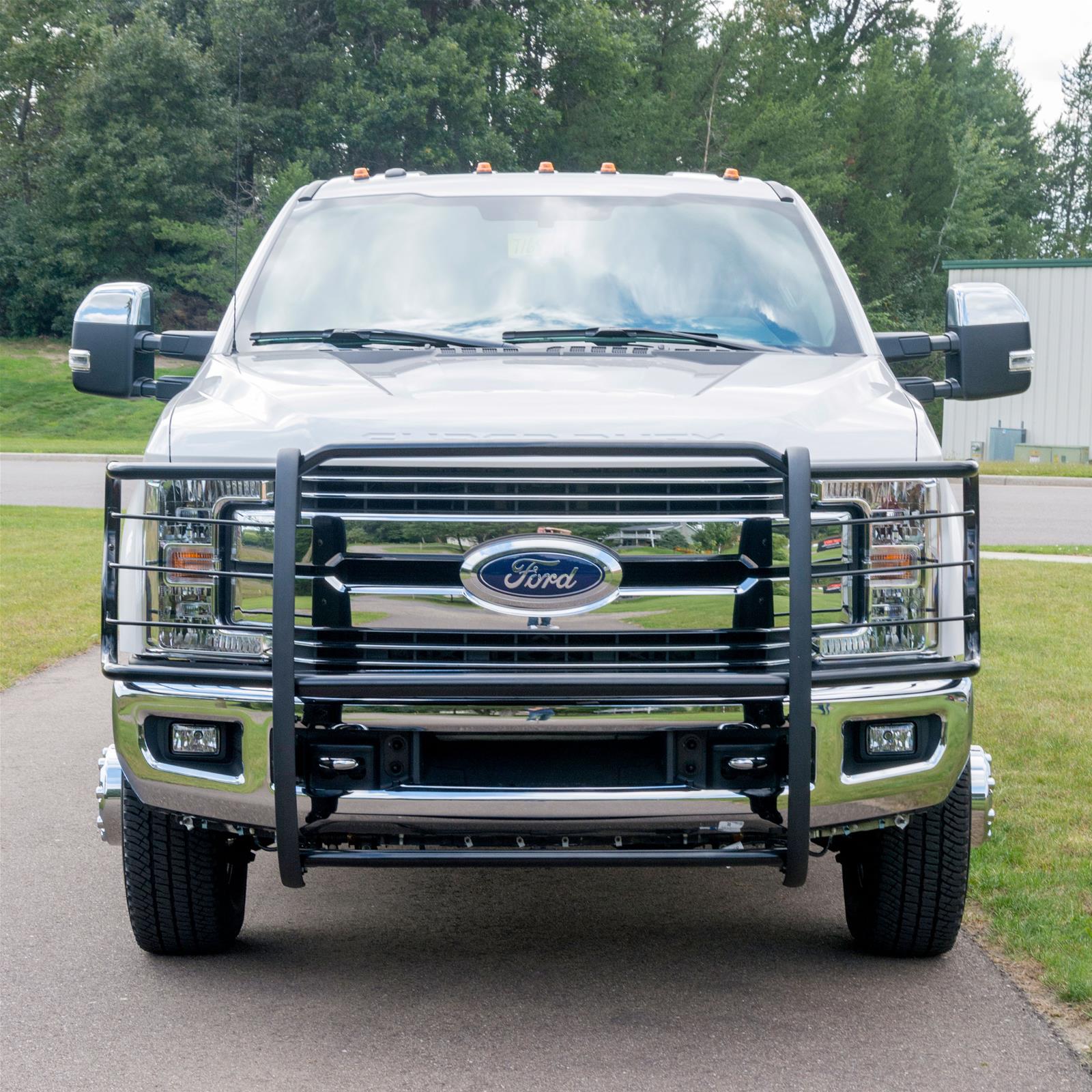 Aries Automotive Grille Guards 3067 Guards, Brush Guard, Steel, Black Textured Powdercoat, Ford, Each