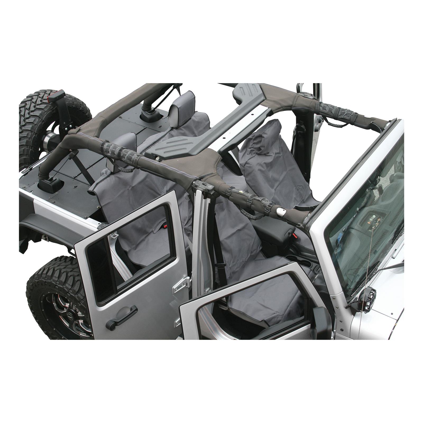 Aries Automotive Seat Defenders 3146-01 Cover, Defender, Bench, Highback, 600-denier, Gray, Each