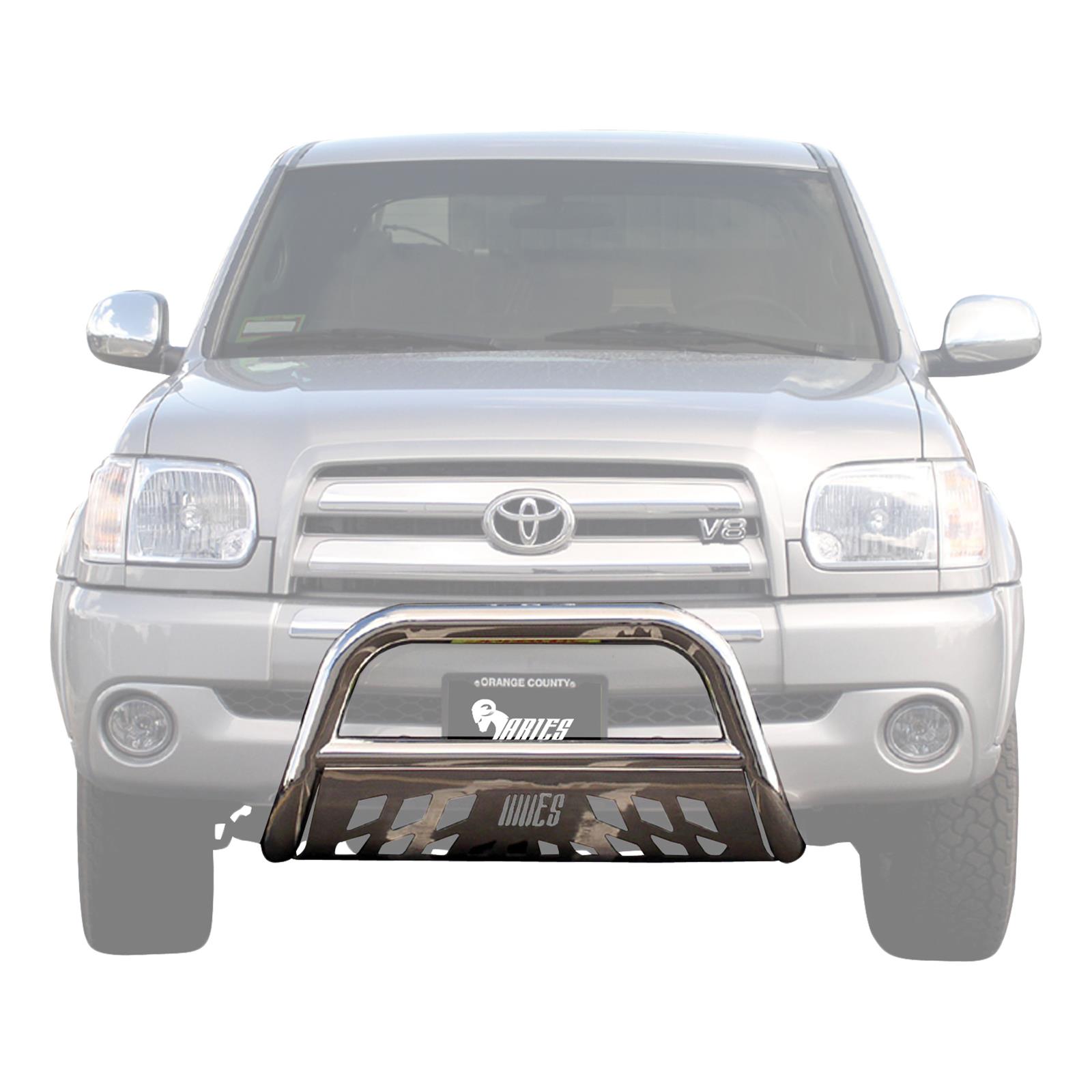 Aries Automotive 3 in. Bull Bars for 2001-2007 SEQUOIA, 2000-2006 TUNDRA - 35-2001 Grille Guard, Bar, in., Stainless Steel, Polished, Toyota, Each thumbnail 2