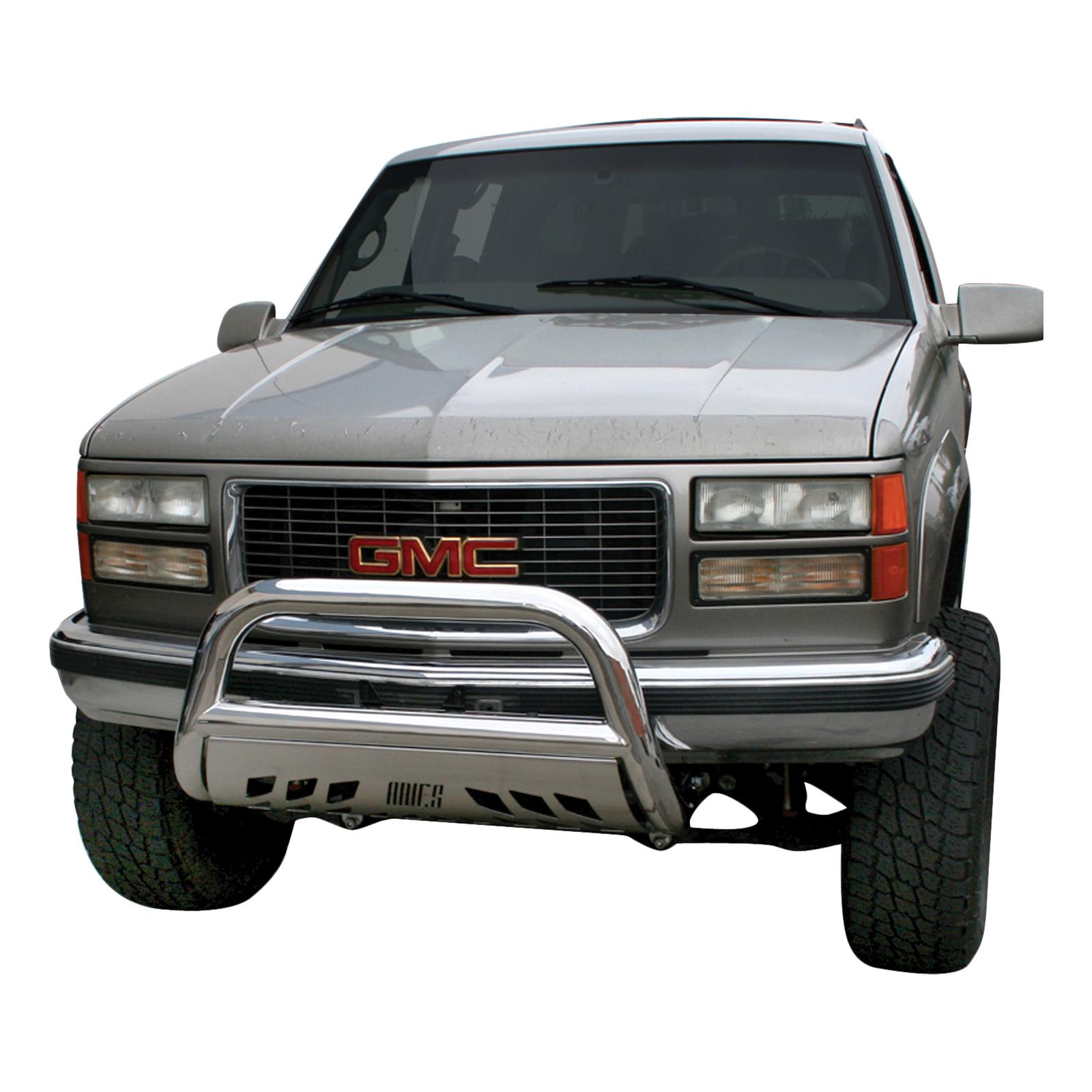 Aries Automotive 3 in. Bull Bars 35-4009 Grille Guard, Bar, in., Stainless Steel, Polished, Chevy, GMC, Each