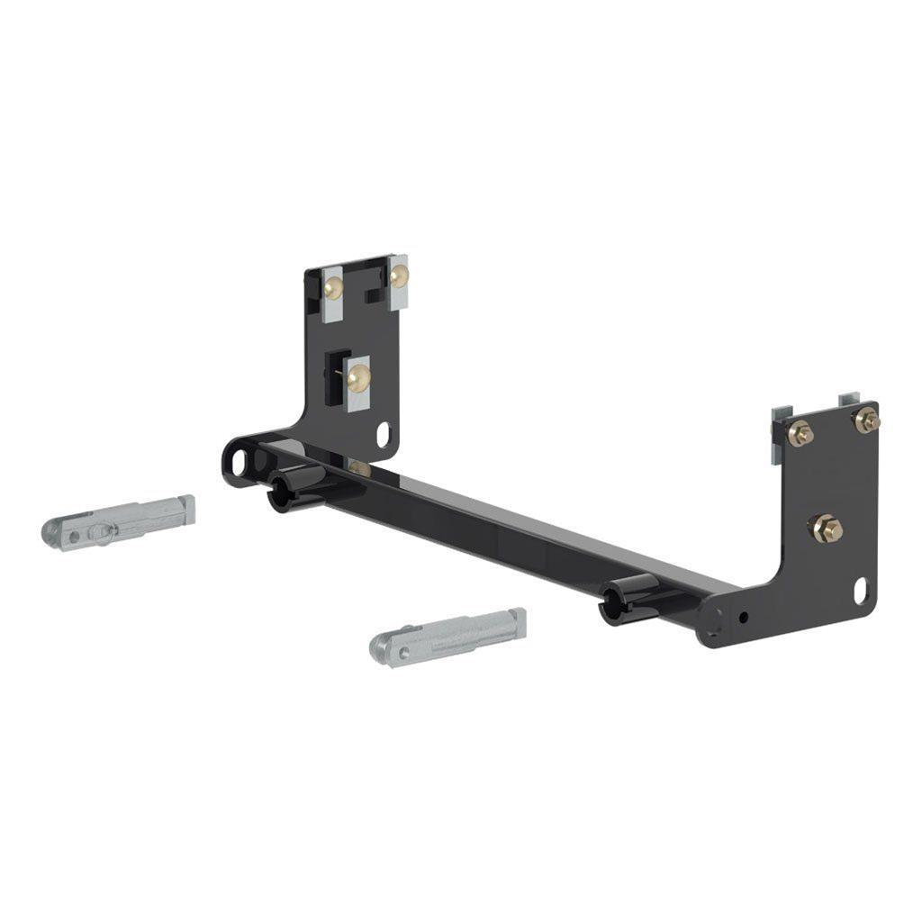 CURT Custom Tow Bar Base Plates for 2007-2017 WRANGLER, 2018 WRANGLER JK - 70110 Adapter Bracket, Plate, Steel, Black Powdercoated, Jeep, Kit